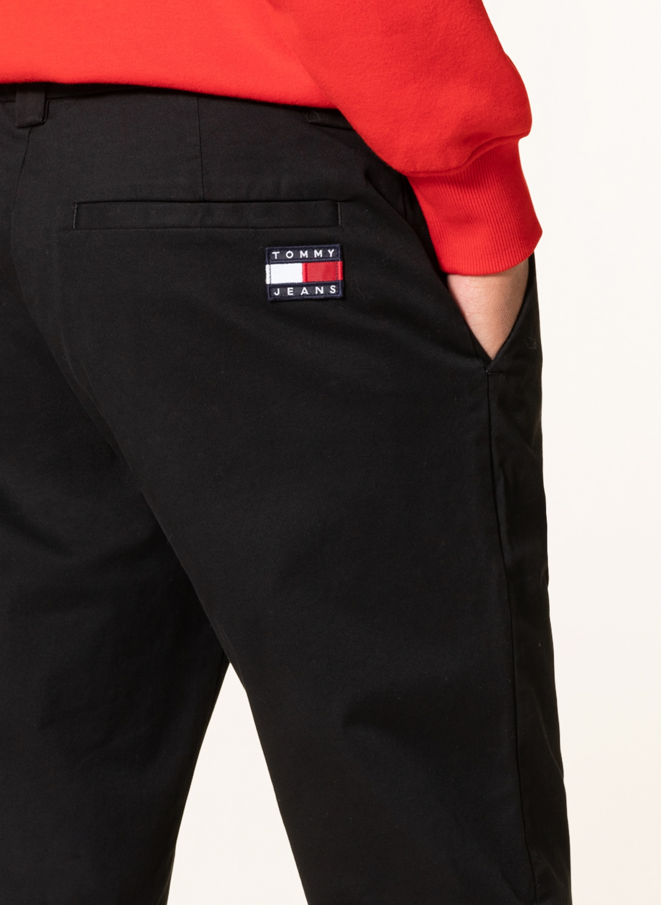 TOMMY JEANS Chinos DAD JEAN regular tapered fit , Color: BLACK (Image 5)