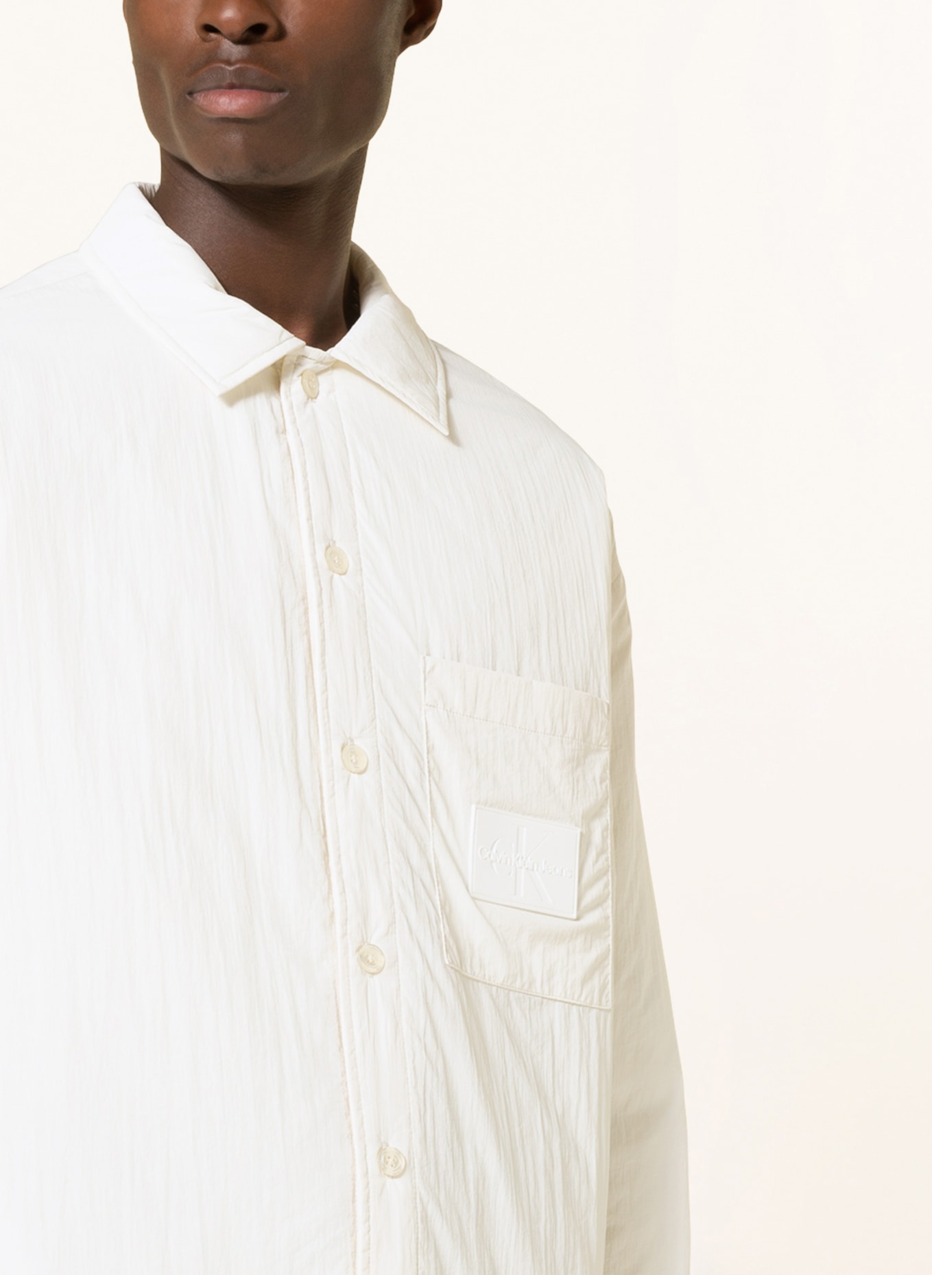 Calvin Klein Jeans Overshirt , Color: WHITE (Image 4)