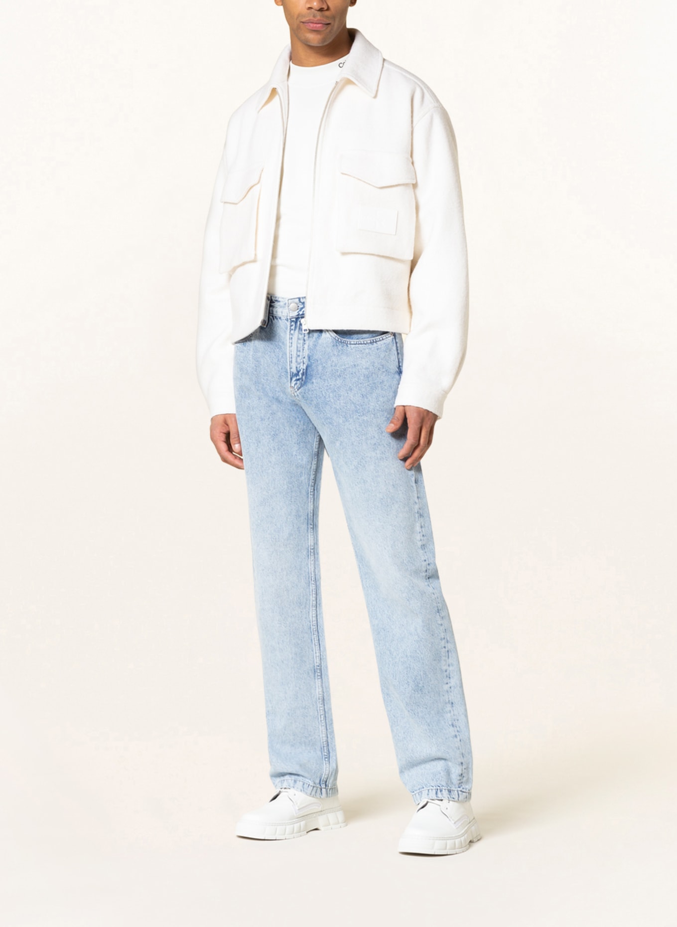 Calvin Klein Jeans Jeansy 90S STRAIGHT straight fit , Kolor: 1AA Denim Light (Obrazek 2)