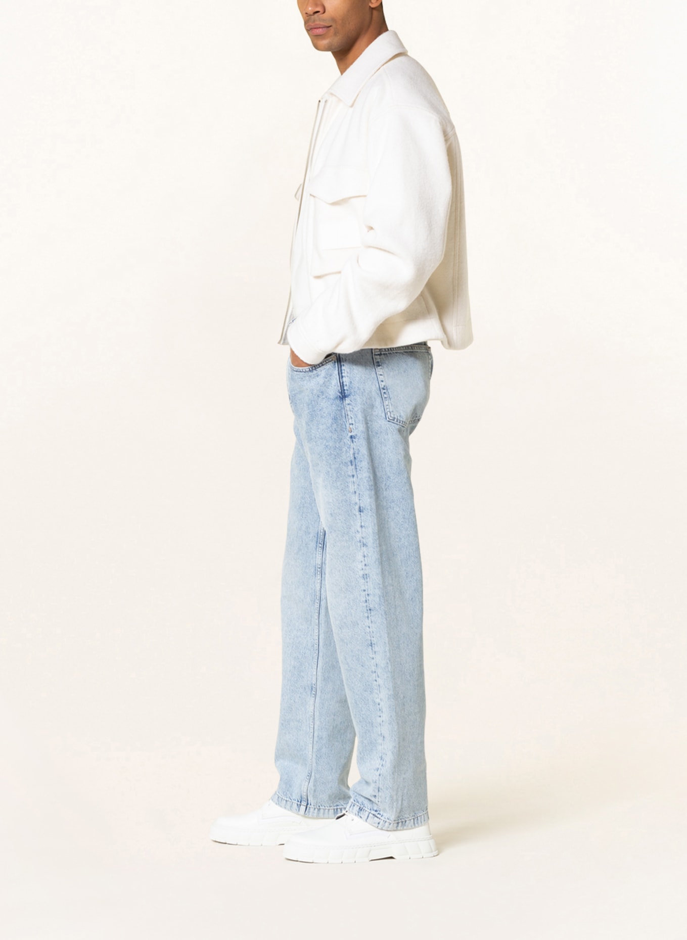 Calvin Klein Jeans Jeansy 90S STRAIGHT straight fit , Kolor: 1AA Denim Light (Obrazek 4)