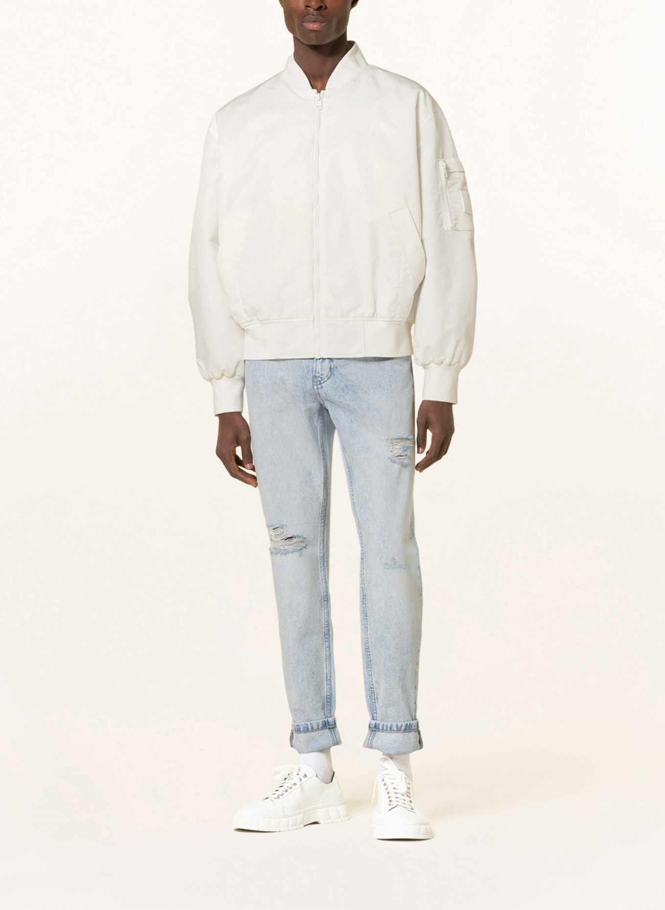 Calvin Klein Jeans Blouson, Farbe: WEISS (Bild 2)