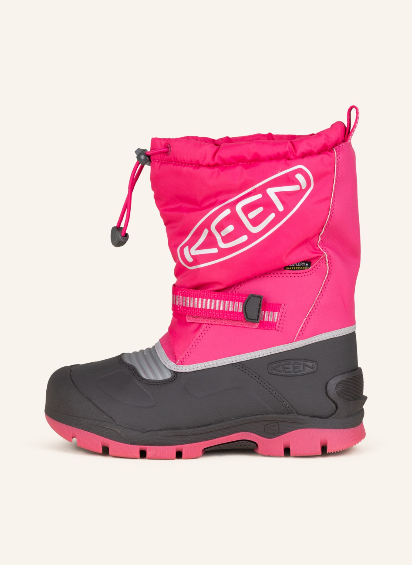 KEEN Boots SNOW TROLL, Barva: RŮŽOVÁ/ TMAVĚ ŠEDÁ (Obrázek 4)