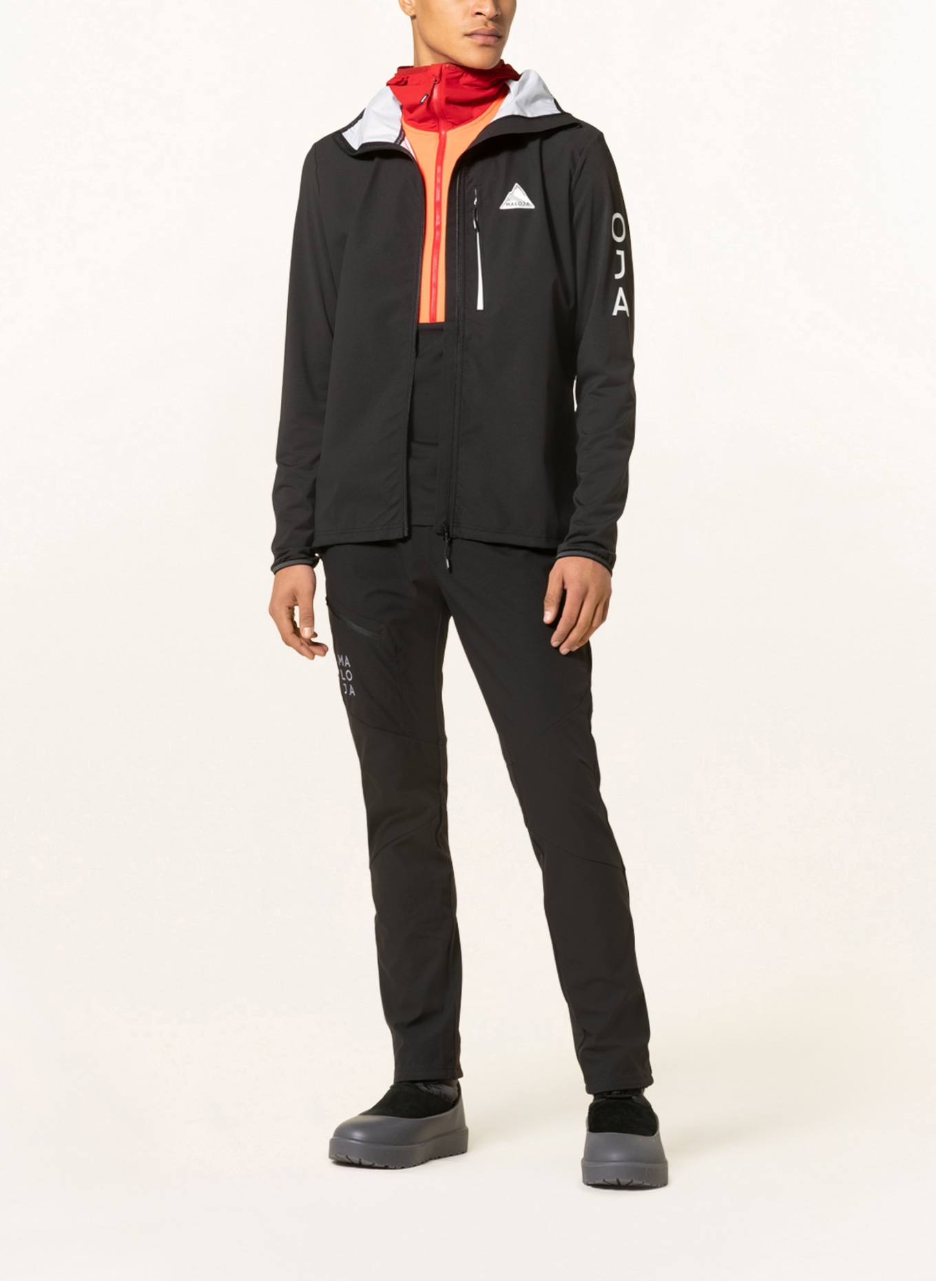 maloja Outdoor jacket ADLERM, Color: BLACK (Image 2)