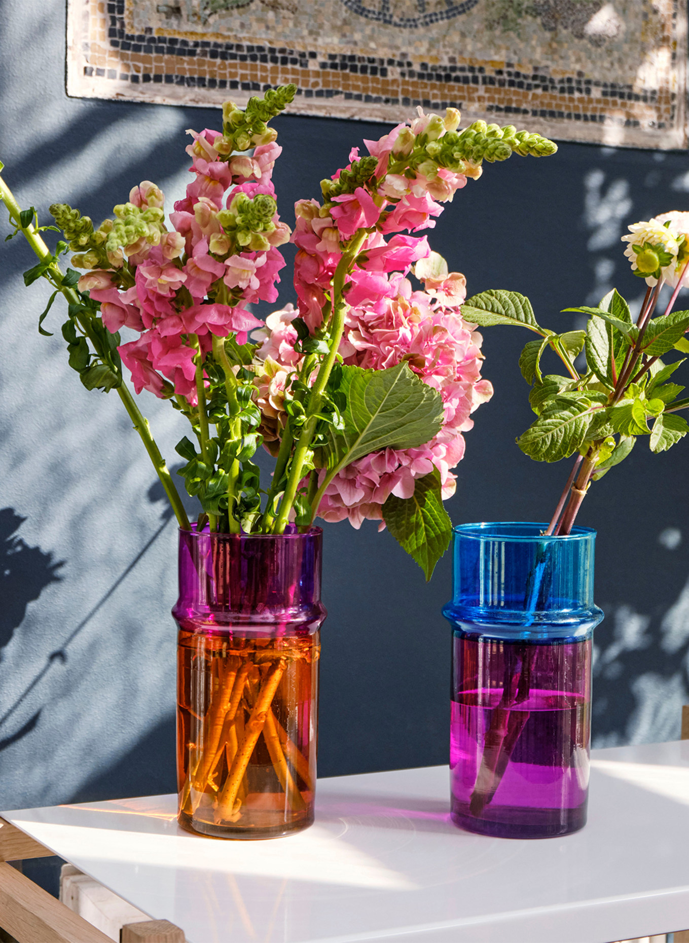 HAY Vase MOROCCAN S, Farbe: PINK/ BLAU (Bild 2)