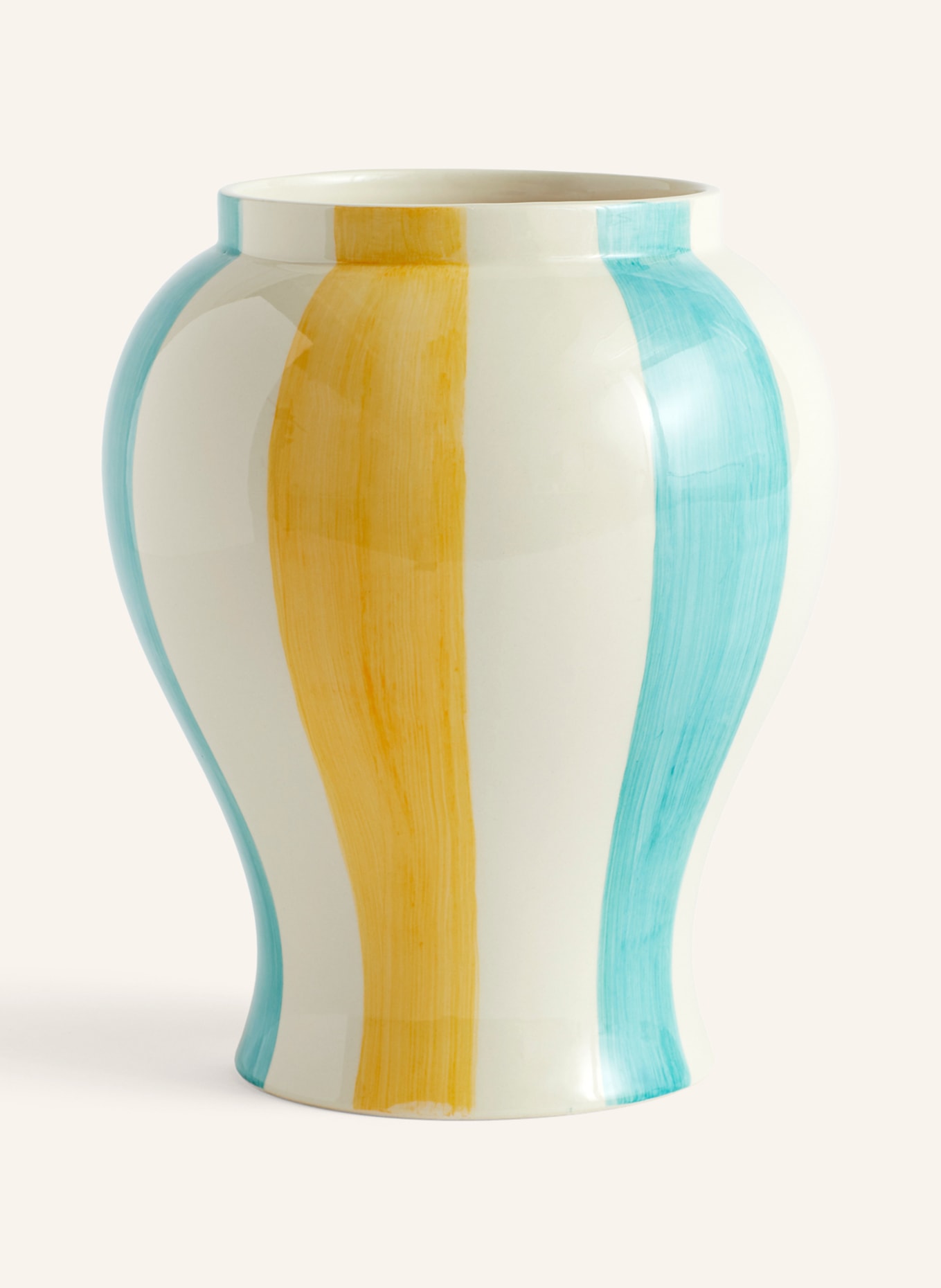 HAY Vase SOBREMESA , Color: CREAM/ YELLOW/ TURQUOISE (Image 1)