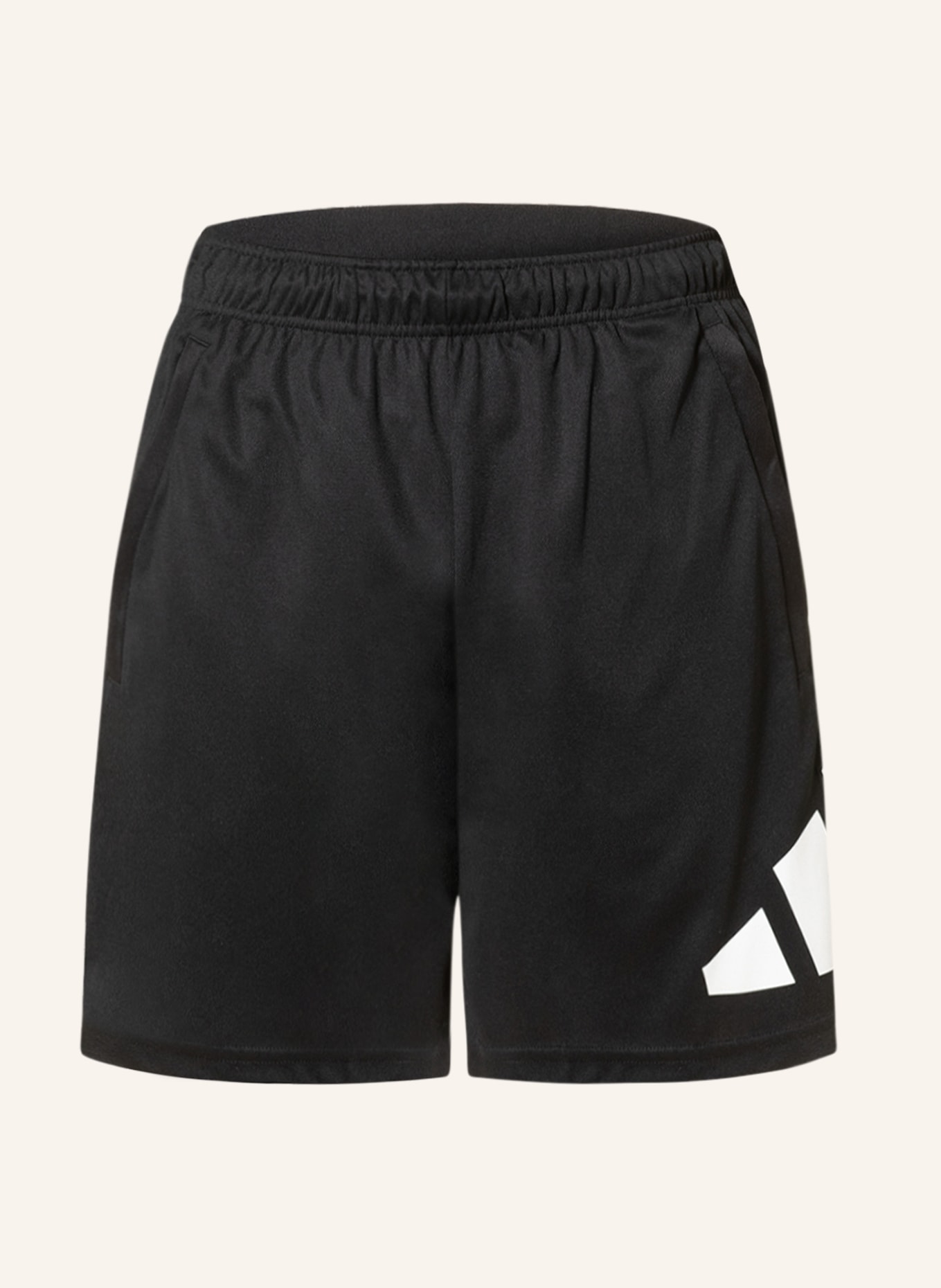 adidas Training shorts ESSENTIALS, Color: BLACK/ WHITE (Image 1)