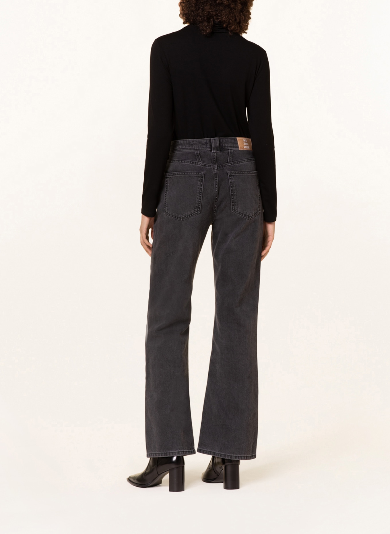 Free People Bootcut Jeans AVA, Farbe: 0010 CLASS ACT BLACK (Bild 3)
