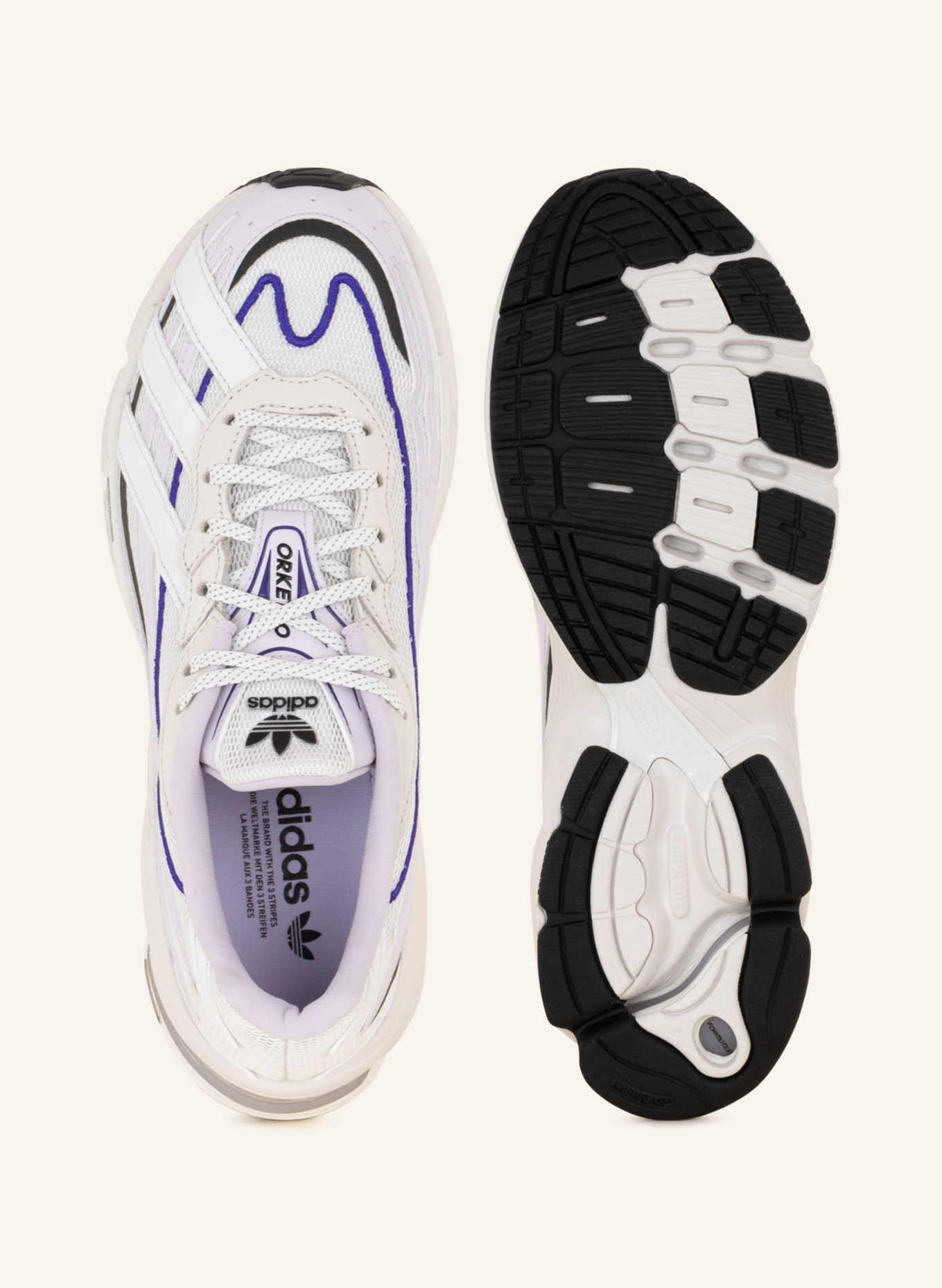 adidas Originals Sneakers ORKETRO , Color: WHITE/ LIGHT PURPLE (Image 5)