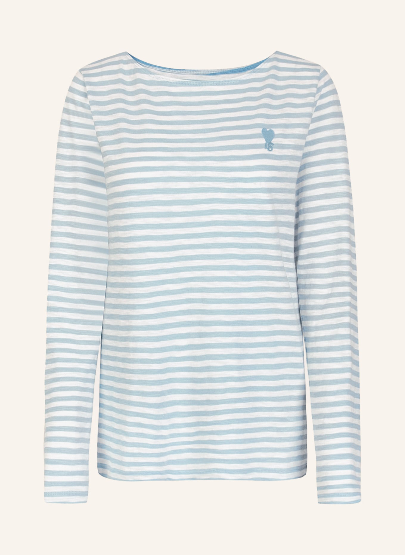 LIEBLINGSSTÜCK Long sleeve shirt CYANAL, Color: WHITE/ LIGHT BLUE (Image 1)