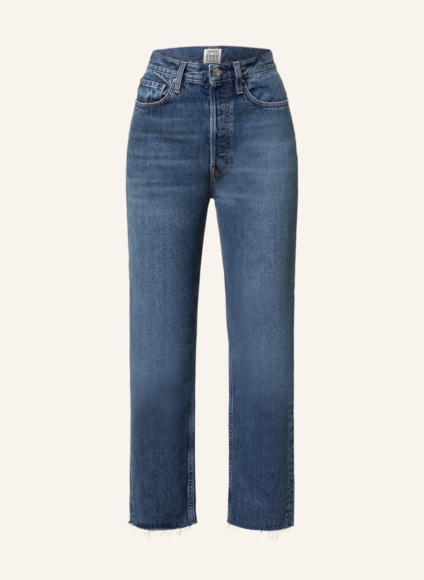 TOTEME Straight Jeans, Farbe: 417 mid blue(Bild null)