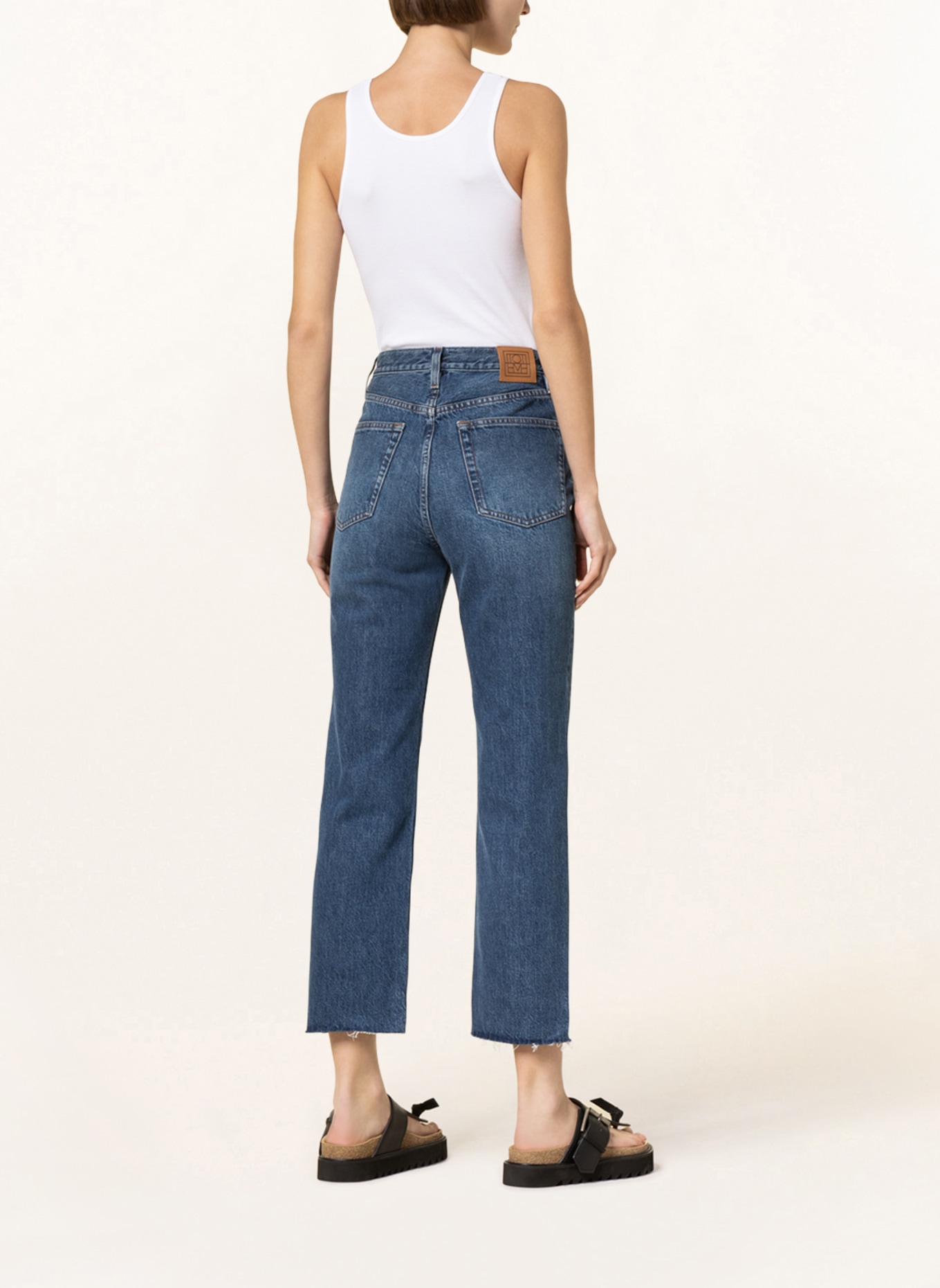 TOTEME Straight Jeans, Farbe: 417 mid blue (Bild 3)