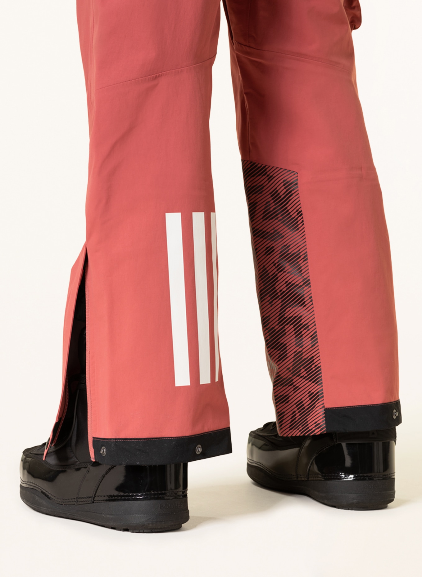 adidas Hardshellové lyžařské kalhoty POST-CONSUMER, Barva: SVĚTLE ČERVENÁ (Obrázek 6)