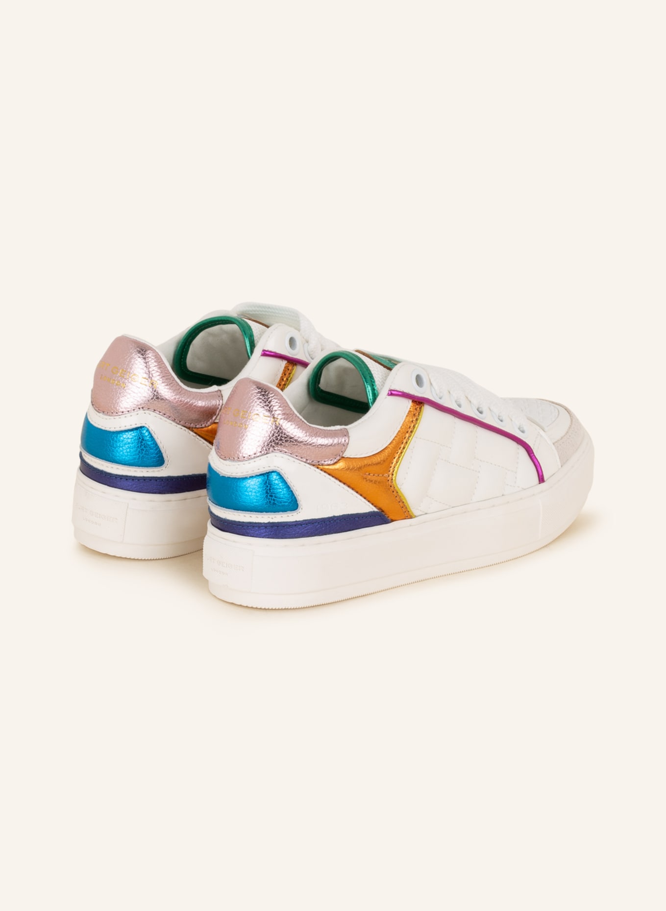 KURT GEIGER Sneakers SOUTHBANK , Color: WHITE/ GREEN/ BLUE (Image 2)