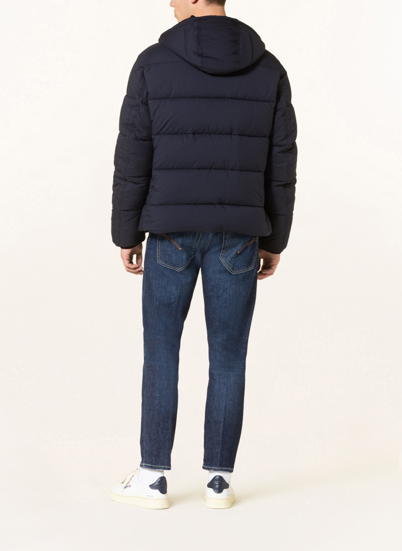 BOSS Quilted jacket OTELLO, Color: DARK BLUE (Image 3)