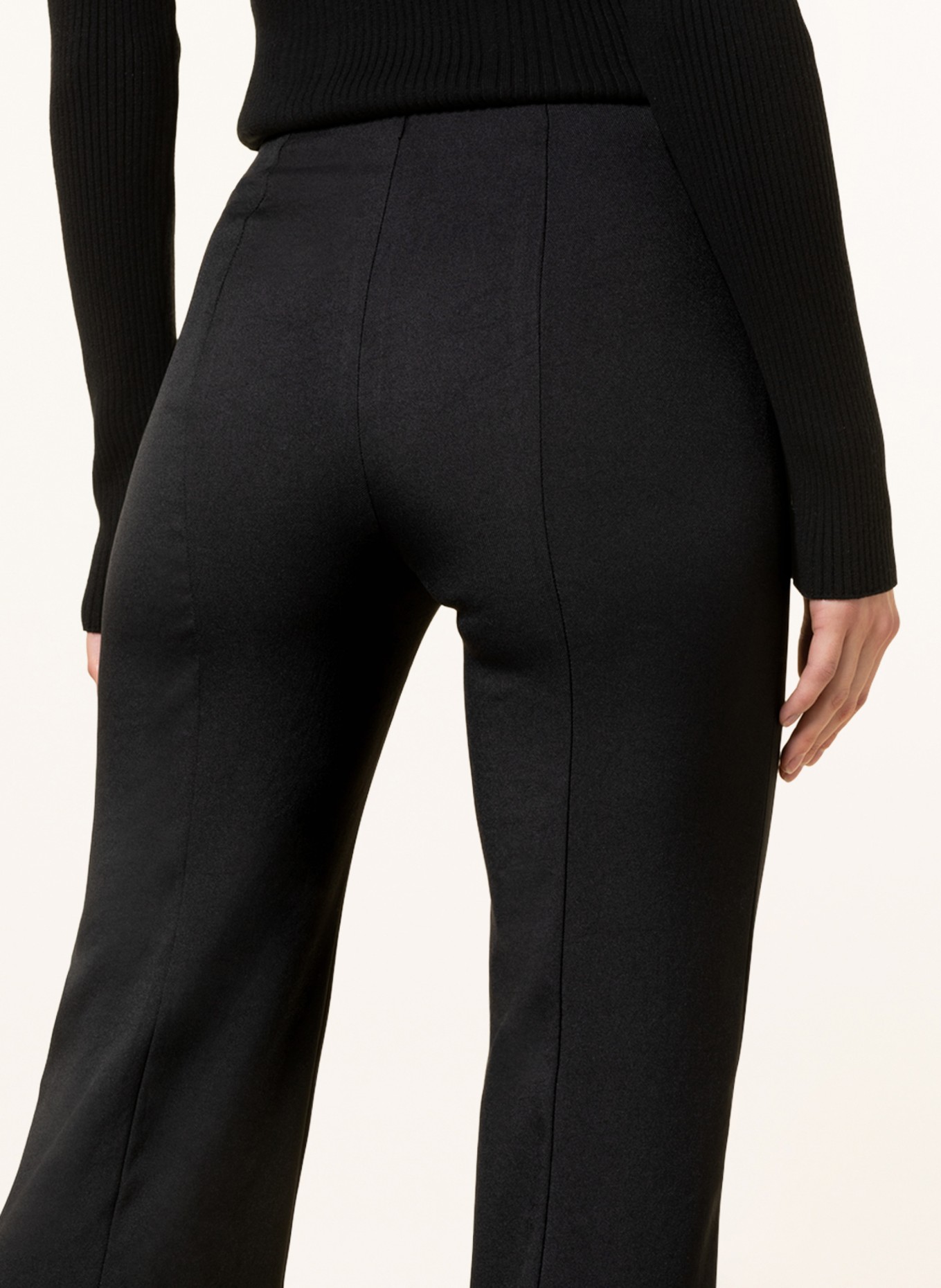 DRYKORN Wide leg trousers ALIVE, Color: BLACK (Image 5)