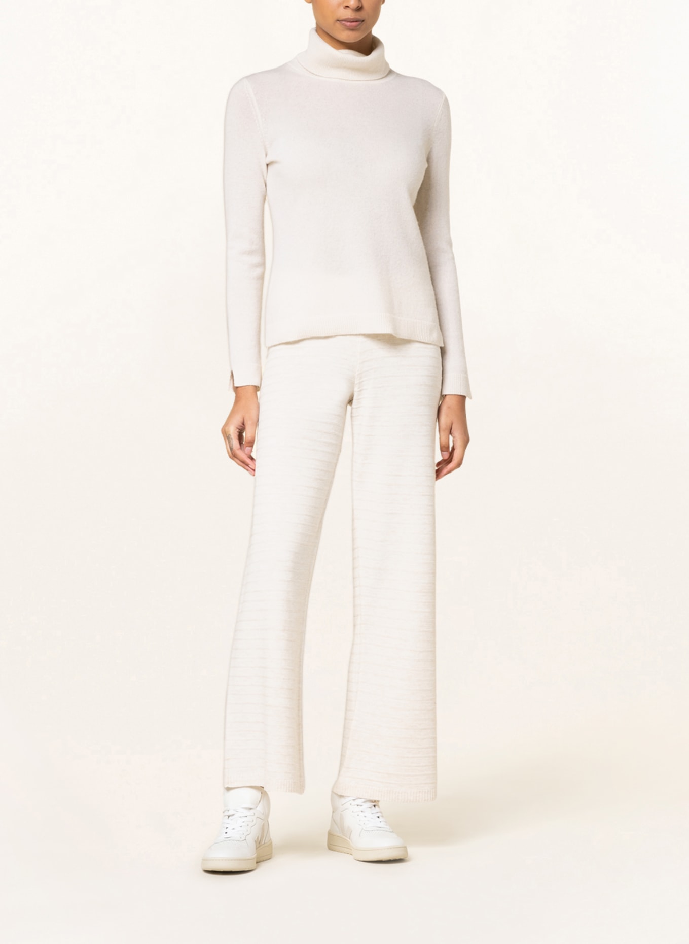 ONLY Wide leg trousers, Color: CREAM (Image 2)