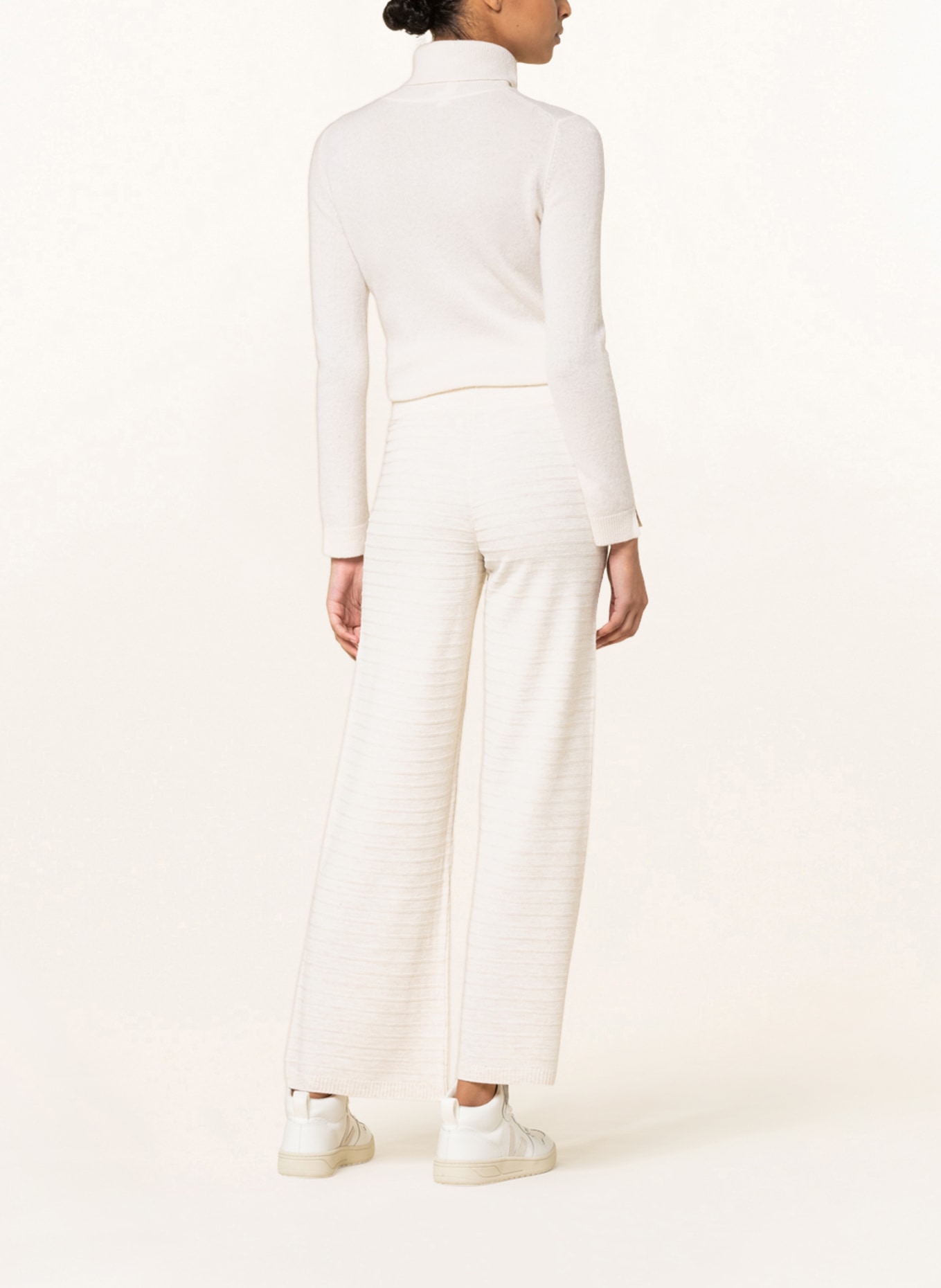 ONLY Wide leg trousers, Color: CREAM (Image 3)