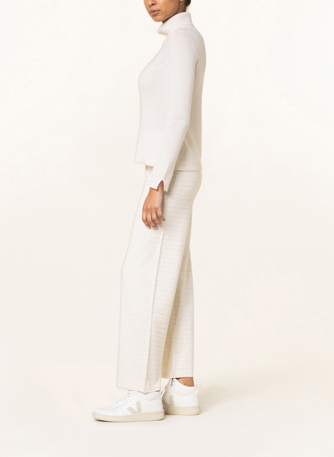 ONLY Wide leg trousers, Color: CREAM (Image 4)
