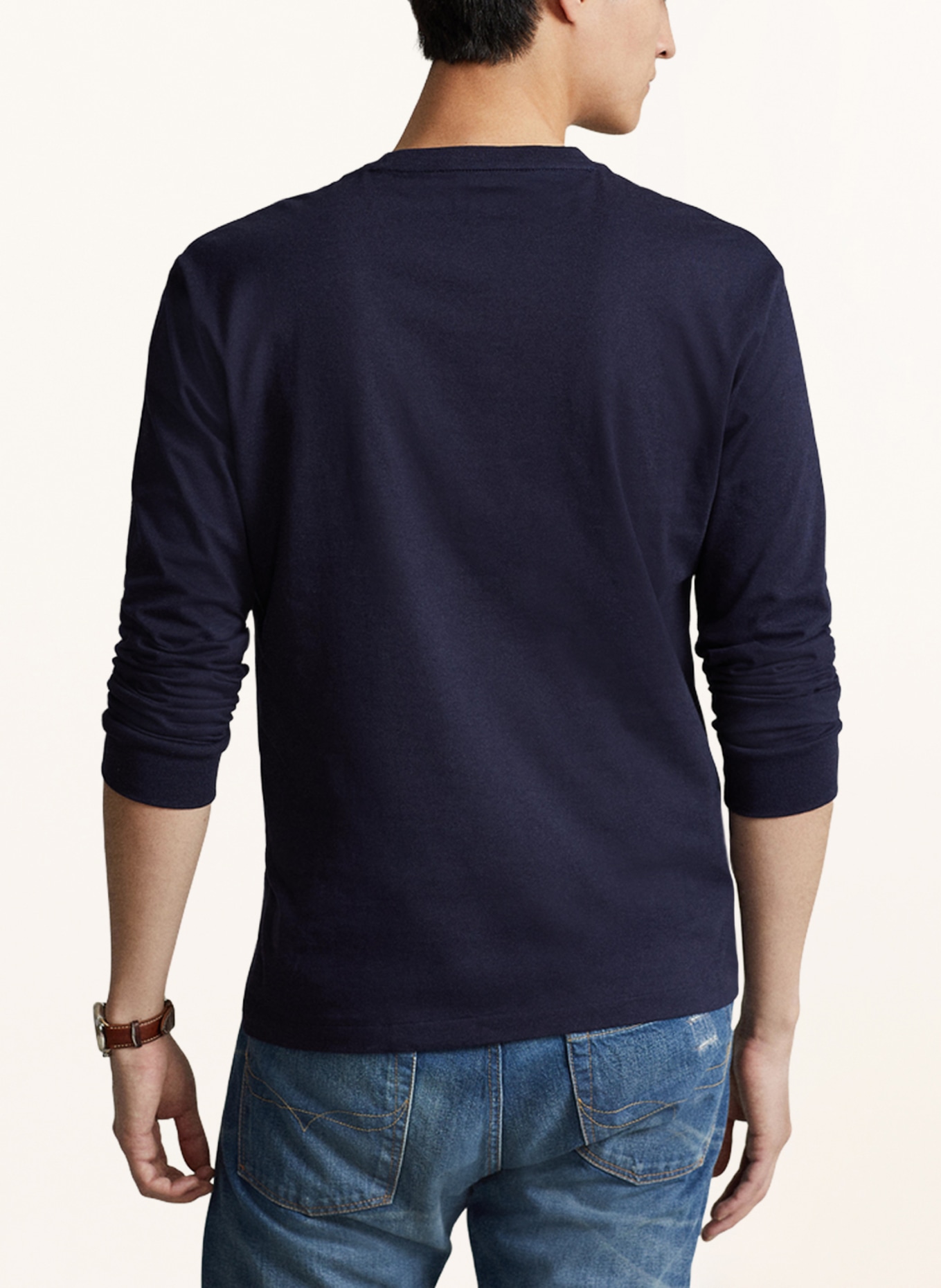 POLO RALPH LAUREN Long sleeve shirt, Color: DARK BLUE (Image 3)