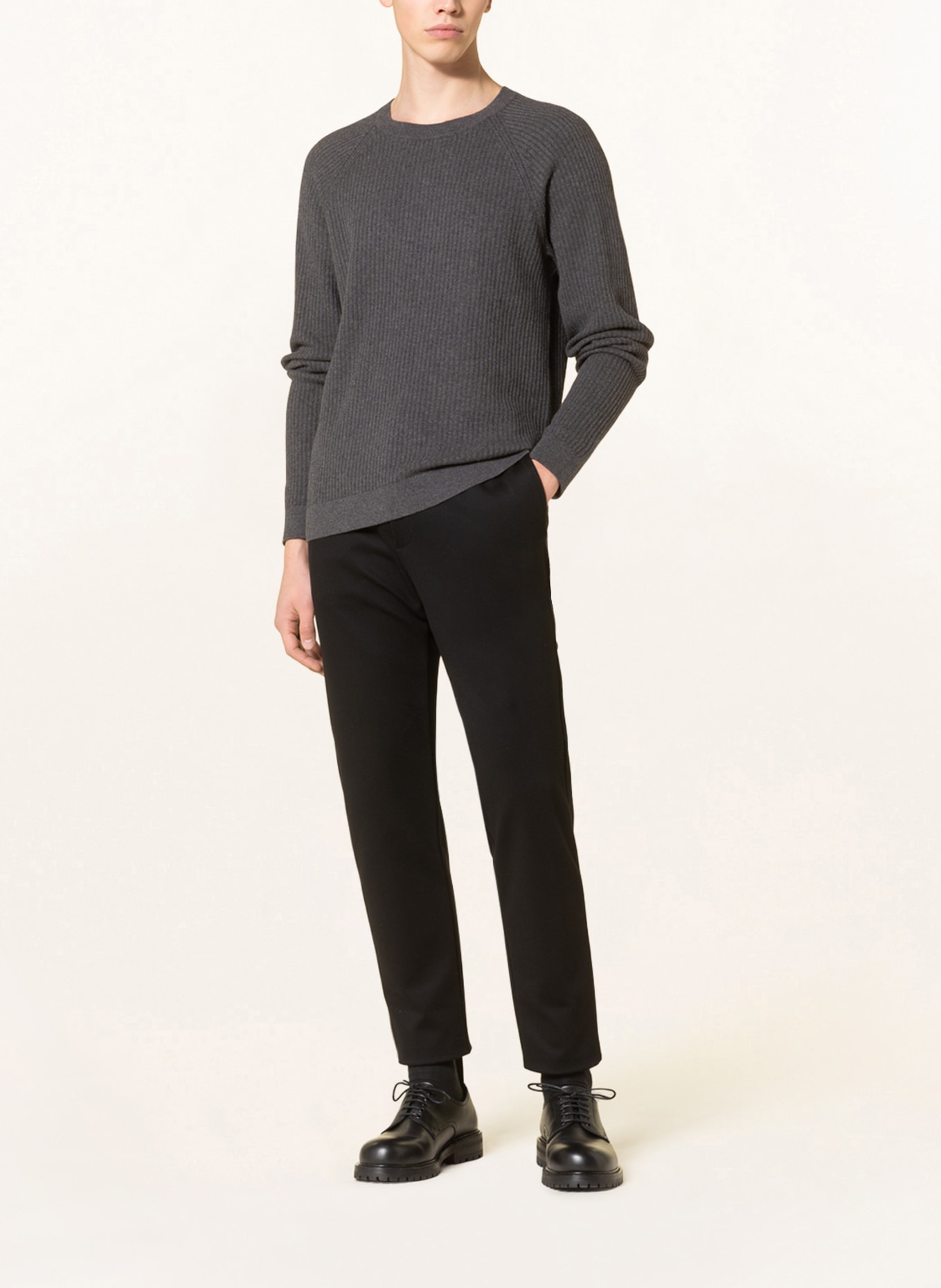 HUGO Sweater SCRIBON, Color: DARK GRAY (Image 2)