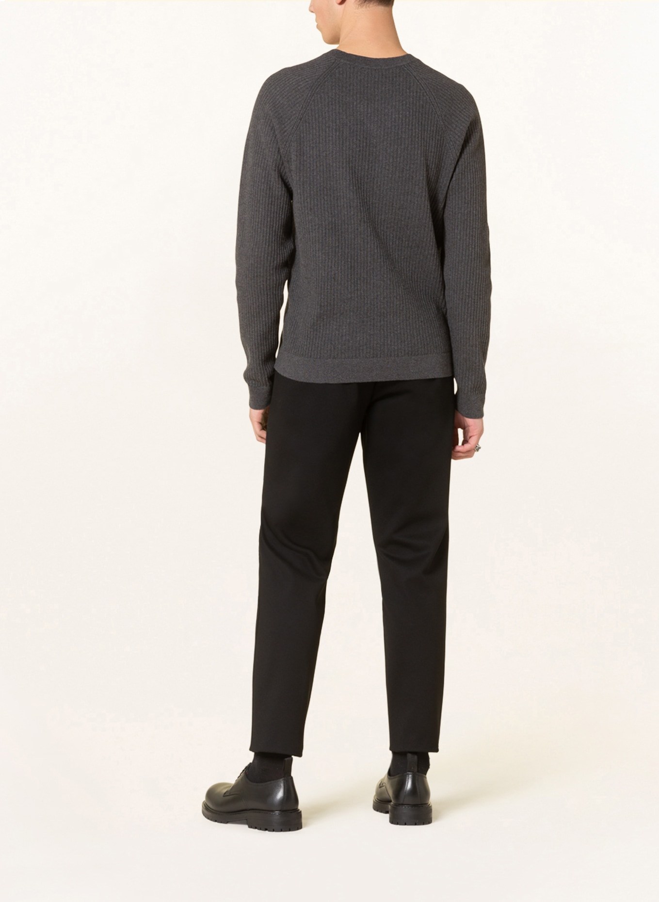 HUGO Sweater SCRIBON, Color: DARK GRAY (Image 3)