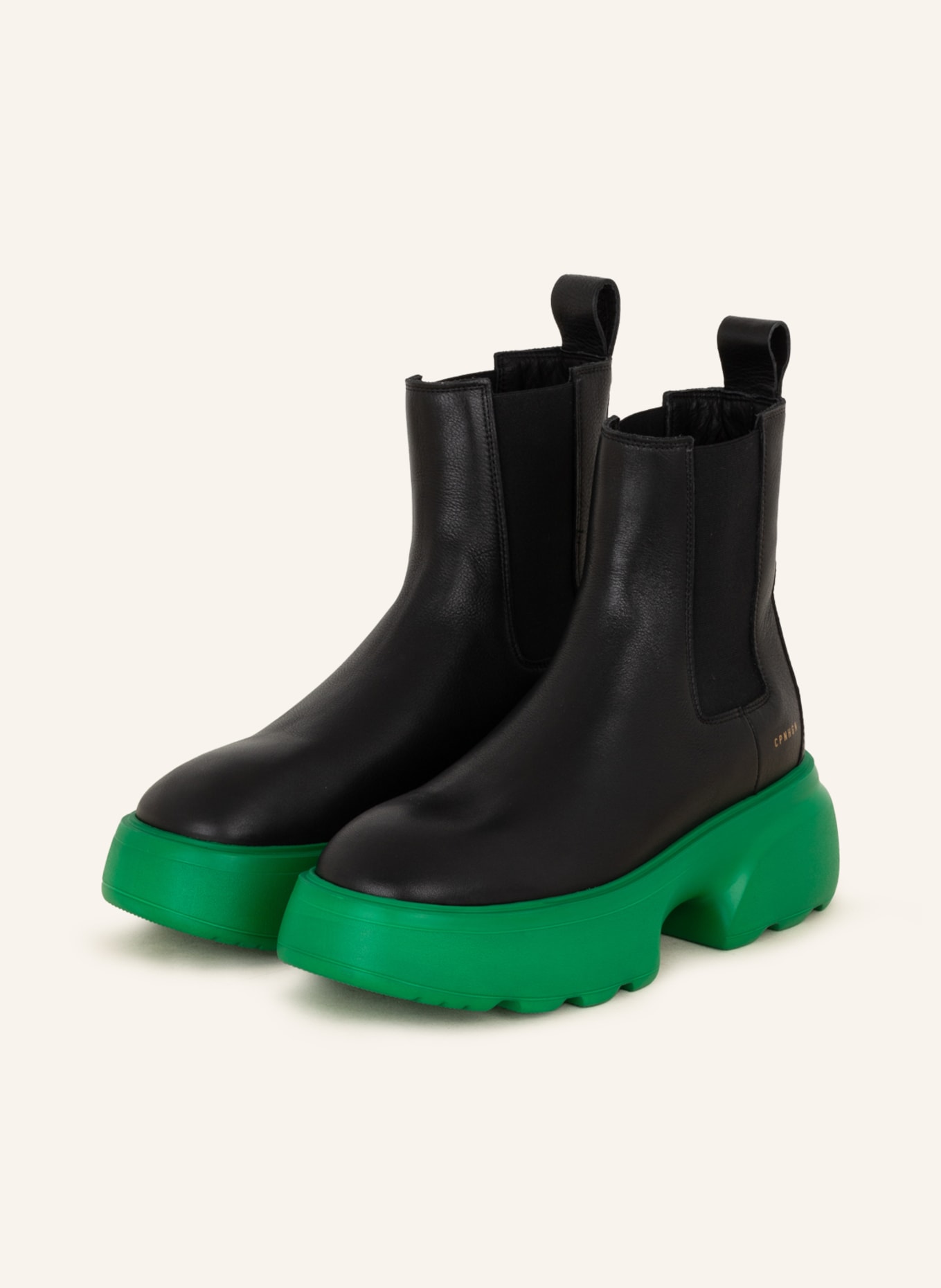 COPENHAGEN  boots CPH276, Color: BLACK/ GREEN (Image 1)