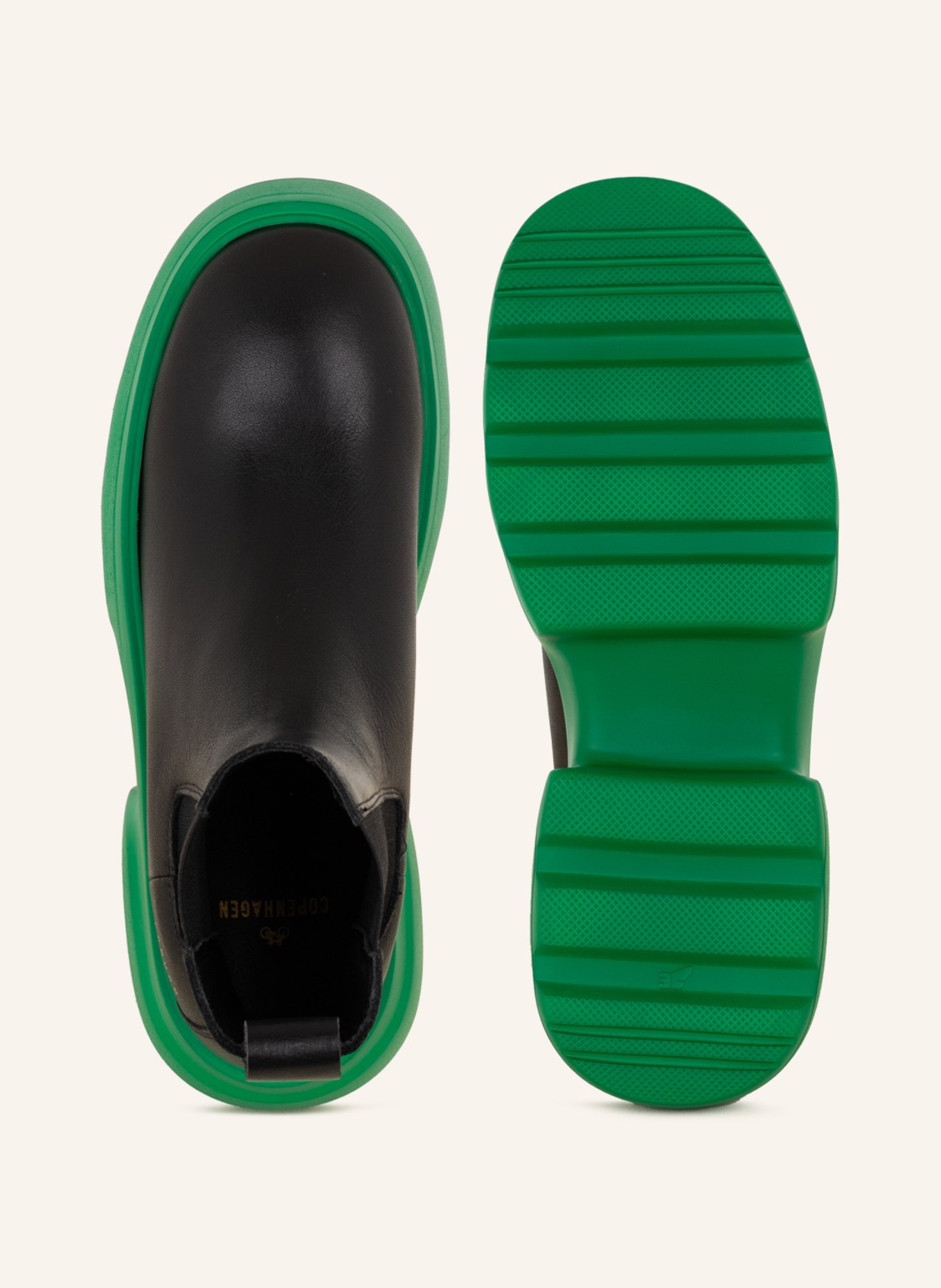 COPENHAGEN  boots CPH276, Color: BLACK/ GREEN (Image 5)