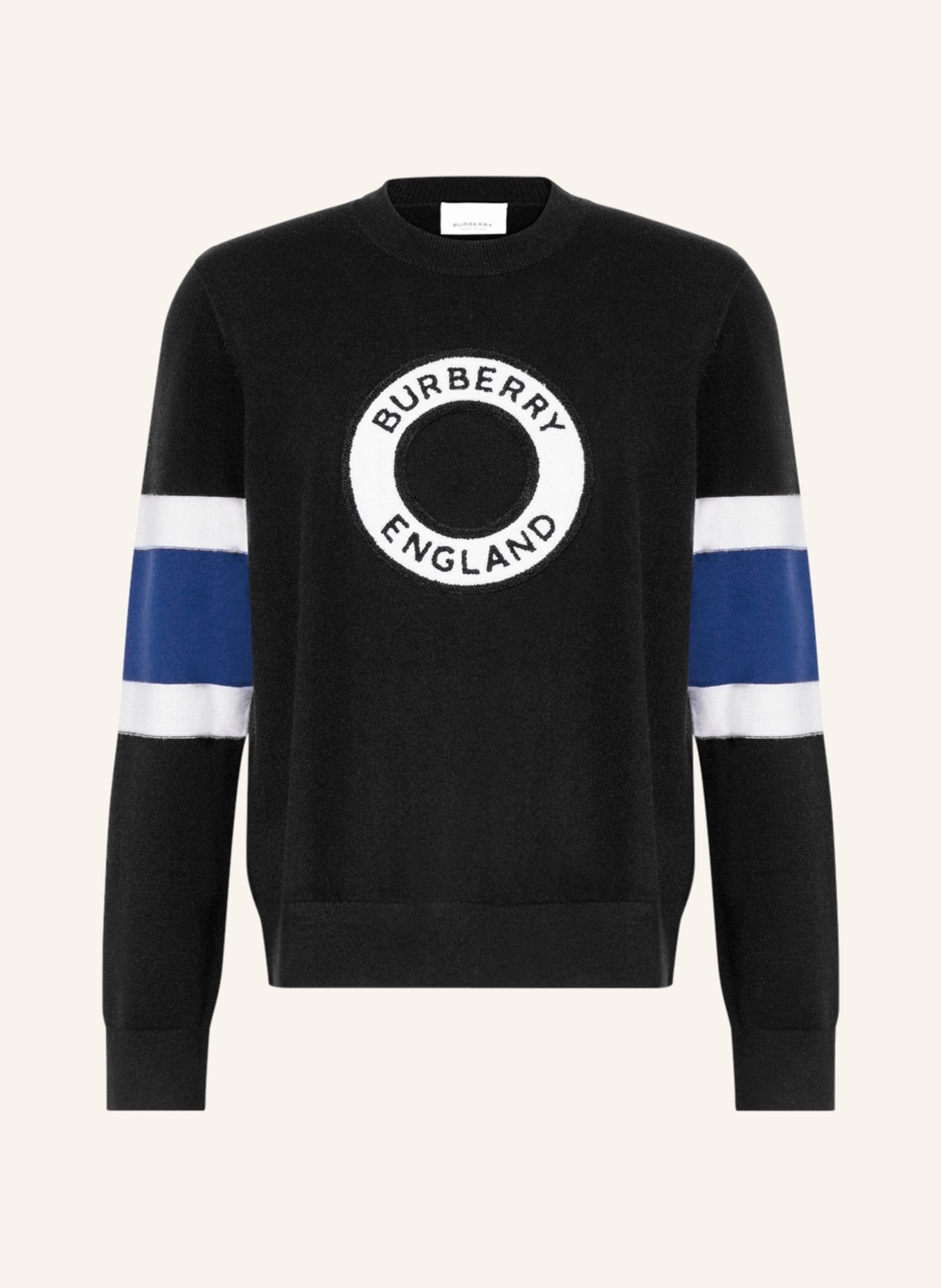 BURBERRY Sweatshirt HURLEY, Color: BLACK/ BLUE/ WHITE (Image 1)