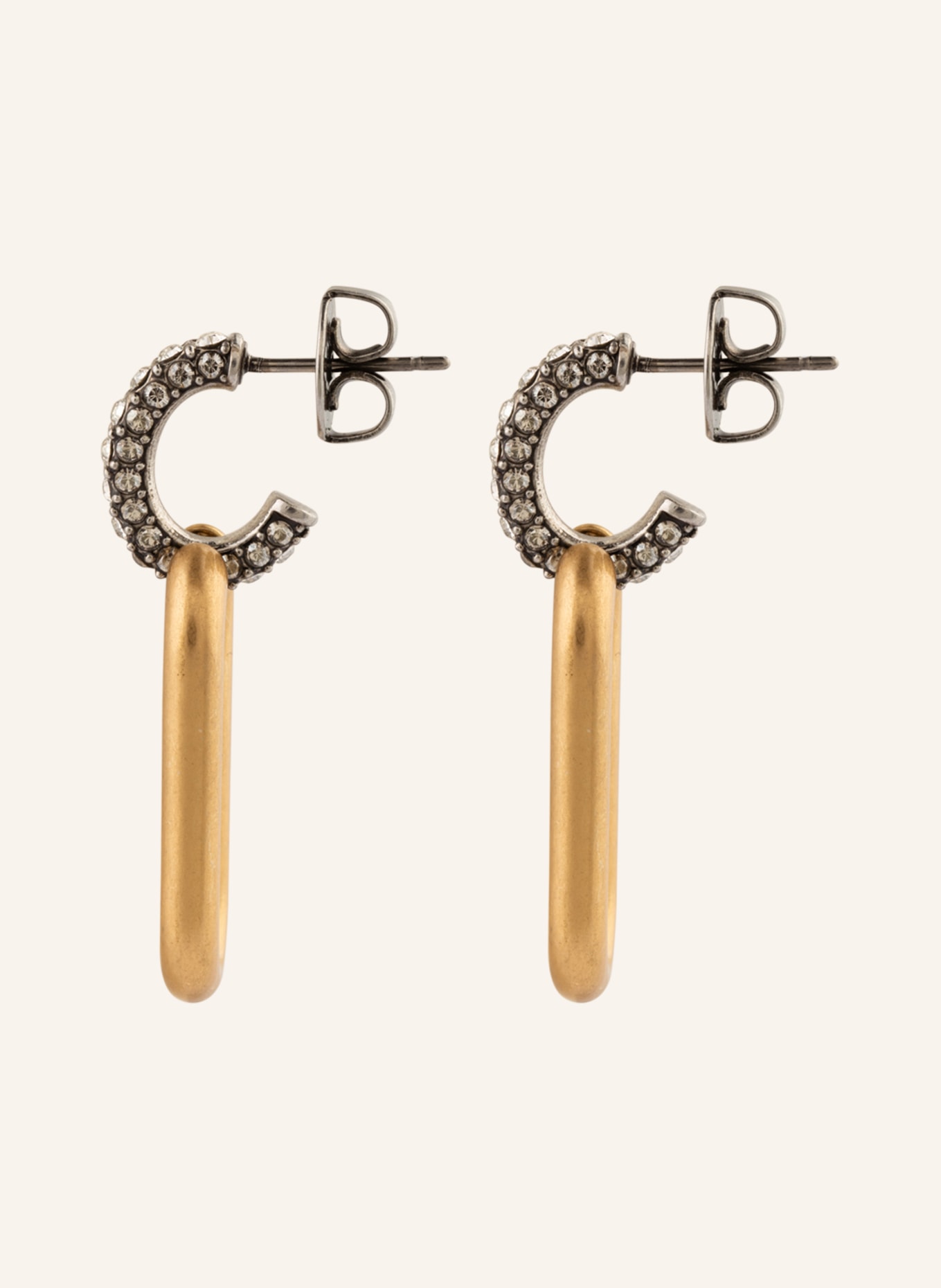 TORY BURCH Earrings ROXANNE, Color: GOLD/ WHITE (Image 2)