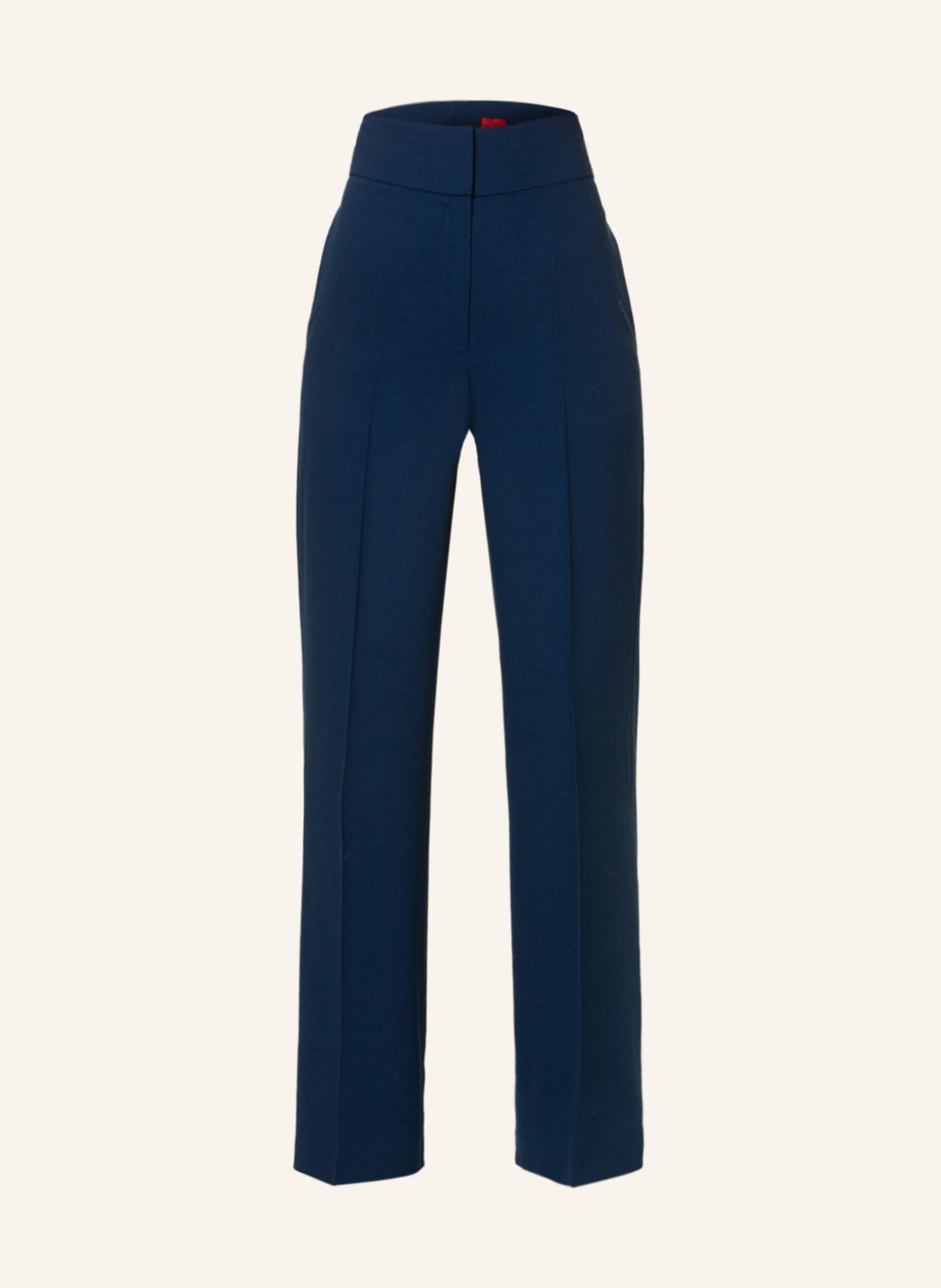 HUGO Wide leg trousers HIMIA , Color: DARK BLUE (Image 1)