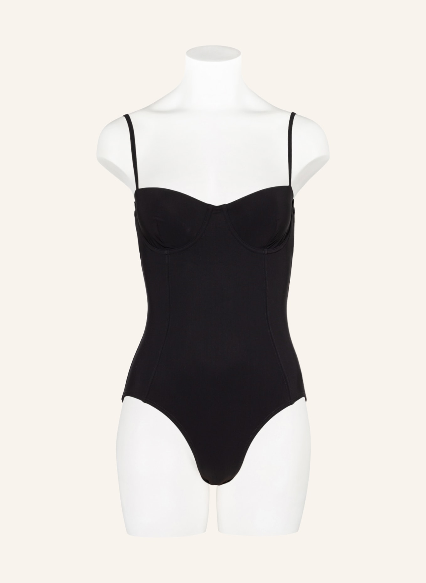 TORY BURCH Underwire swimsuit , Color: BLACK (Image 2)