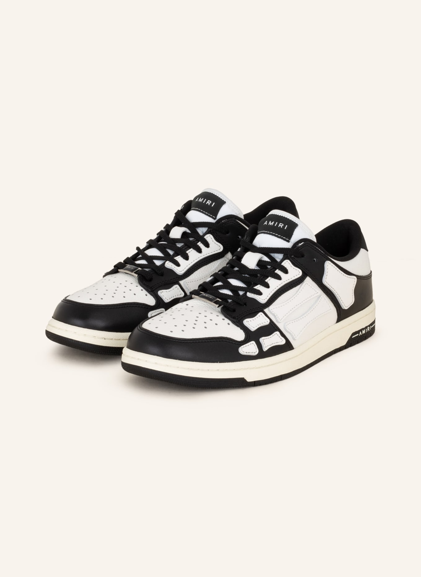 AMIRI Sneakers SKELETON LOW, Color: BLACK/ WHITE (Image 1)