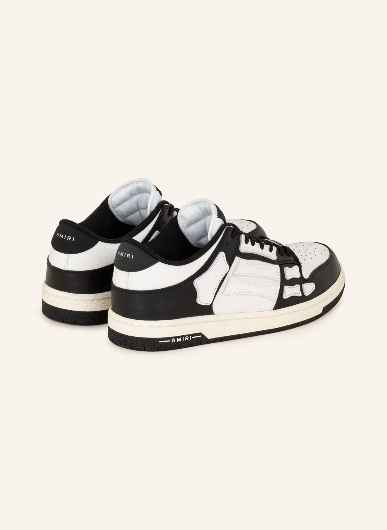 AMIRI Sneakers SKELETON LOW, Color: BLACK/ WHITE (Image 2)