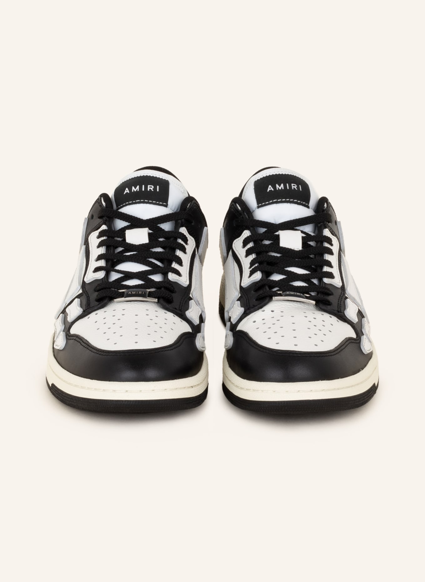 AMIRI Sneakers SKELETON LOW, Color: BLACK/ WHITE (Image 3)