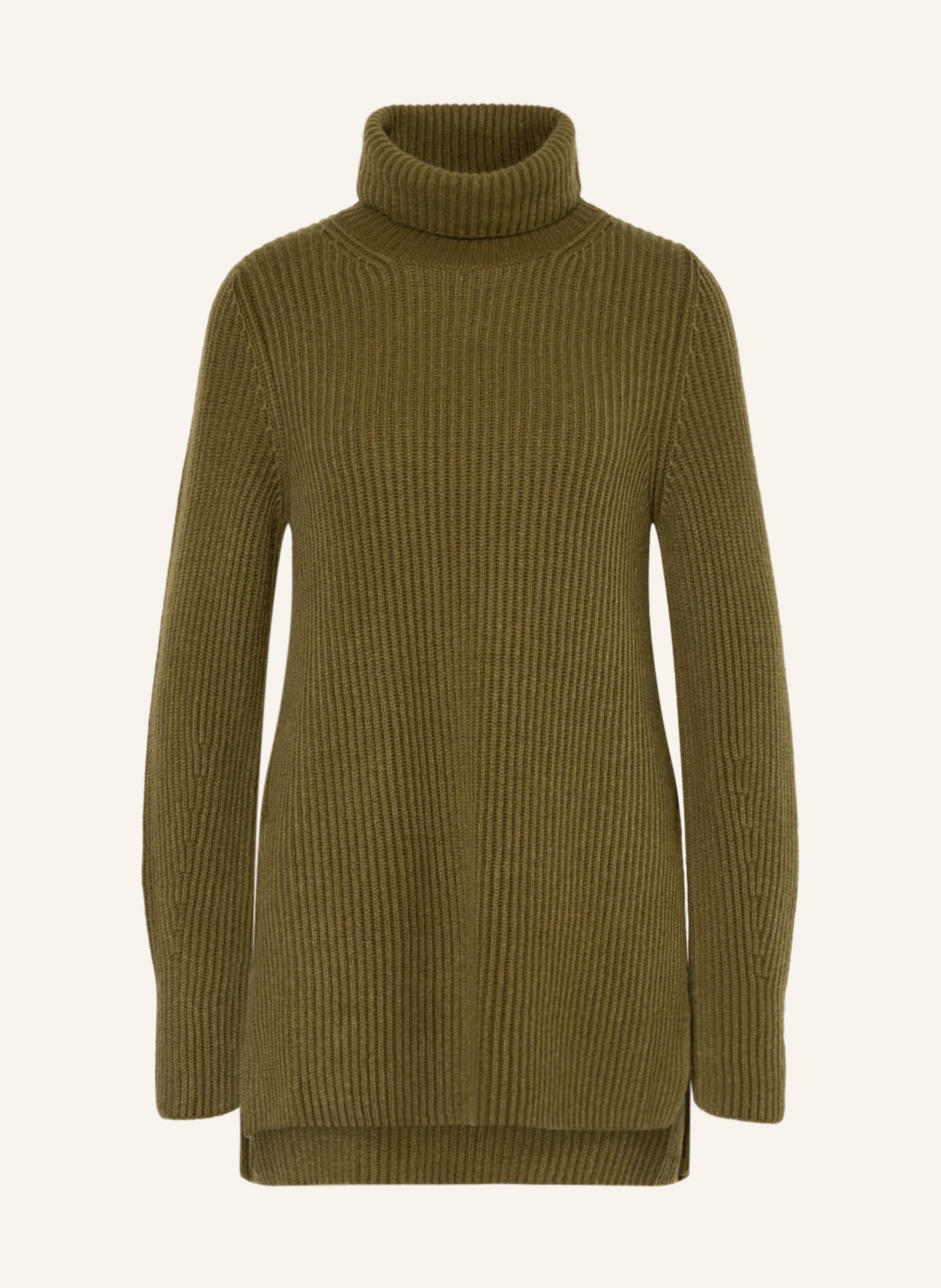 IRIS von ARNIM Turtleneck sweater in cashmere, Color: OLIVE (Image 1)