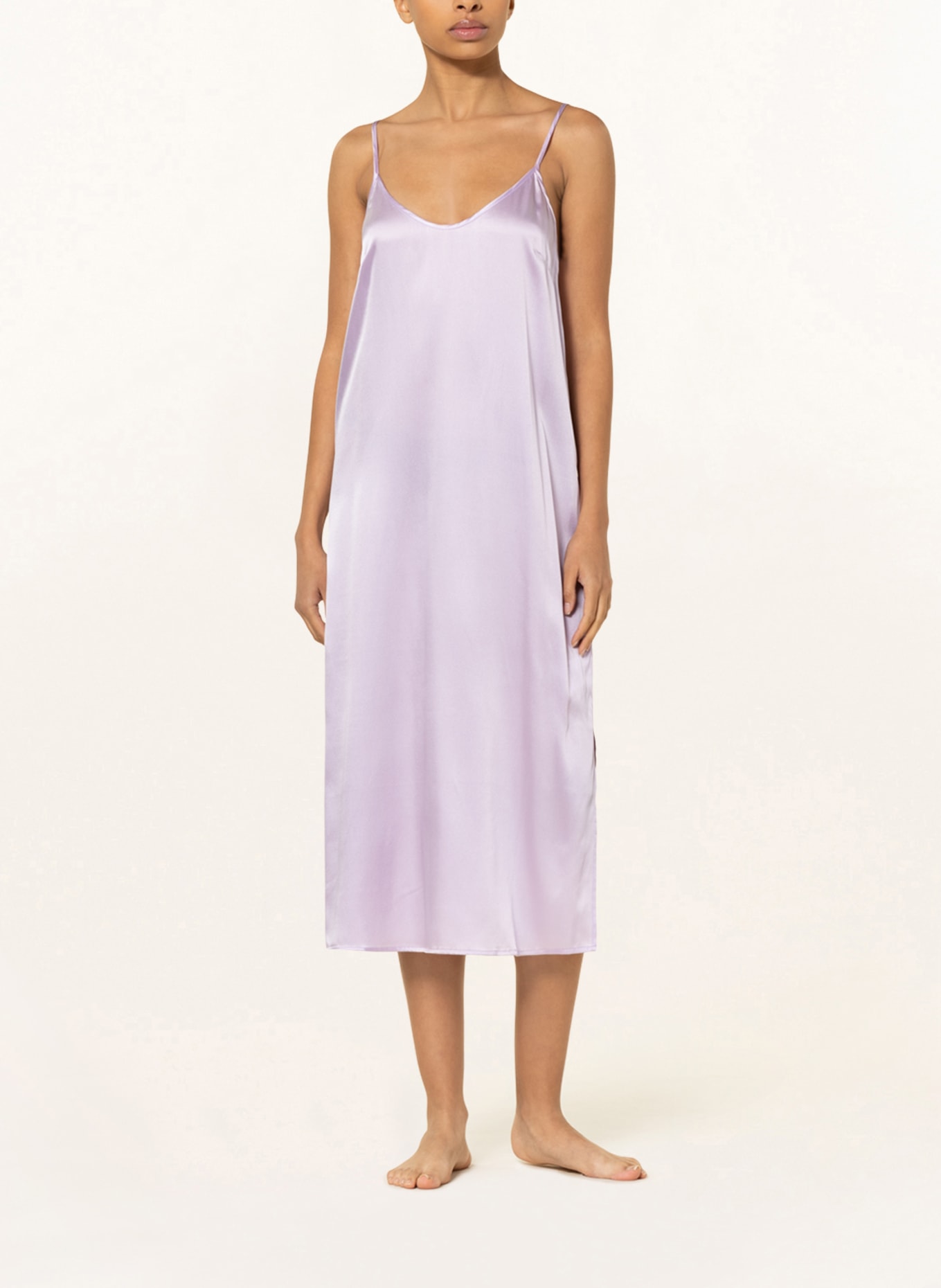 darling harbour Negligee made of silk, Color: LIGHT PURPLE (Image 2)