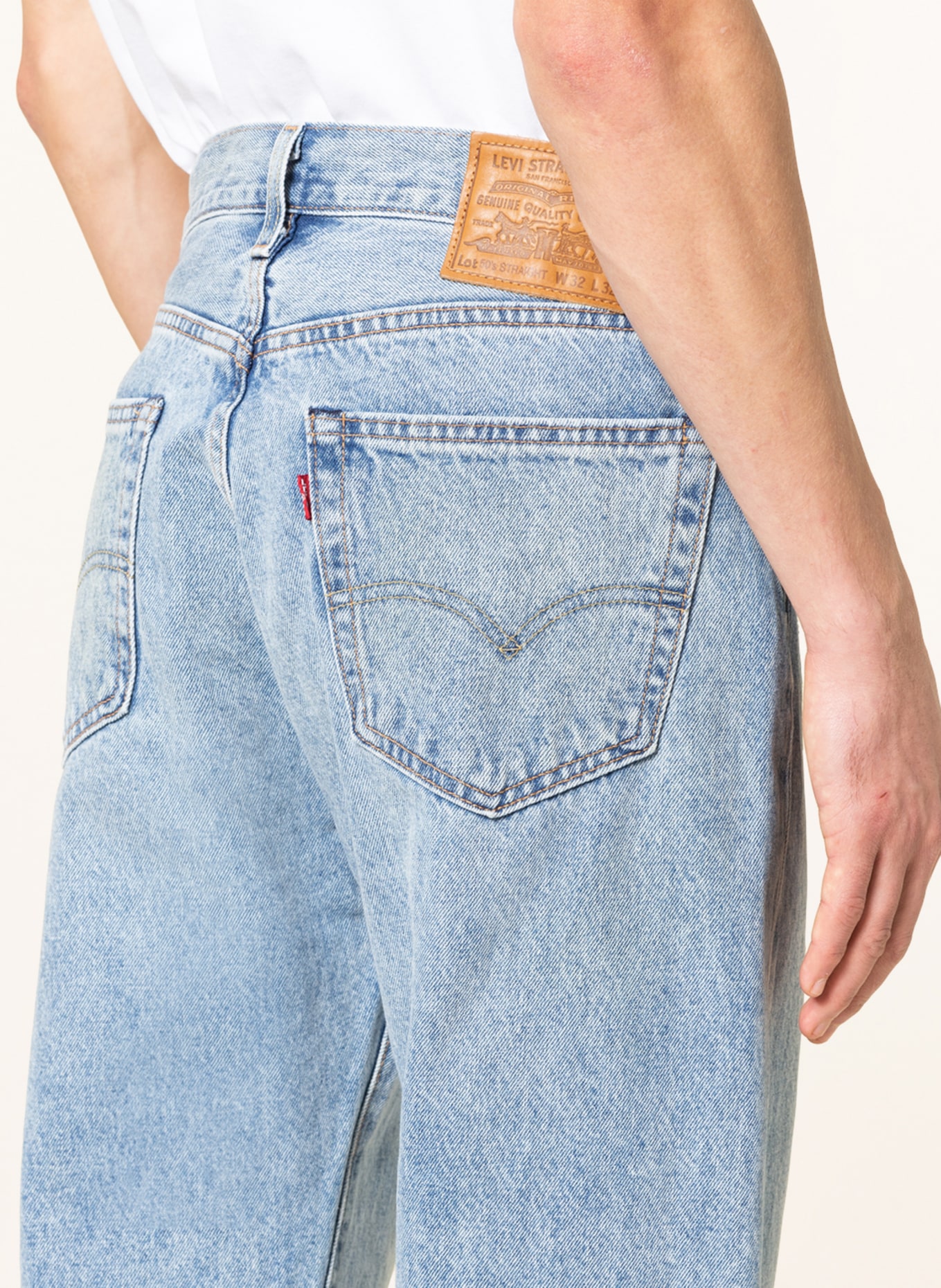 Levi's® Jeans 50S Straight Fit, Farbe: 03 Light Indigo - Worn In (Bild 5)