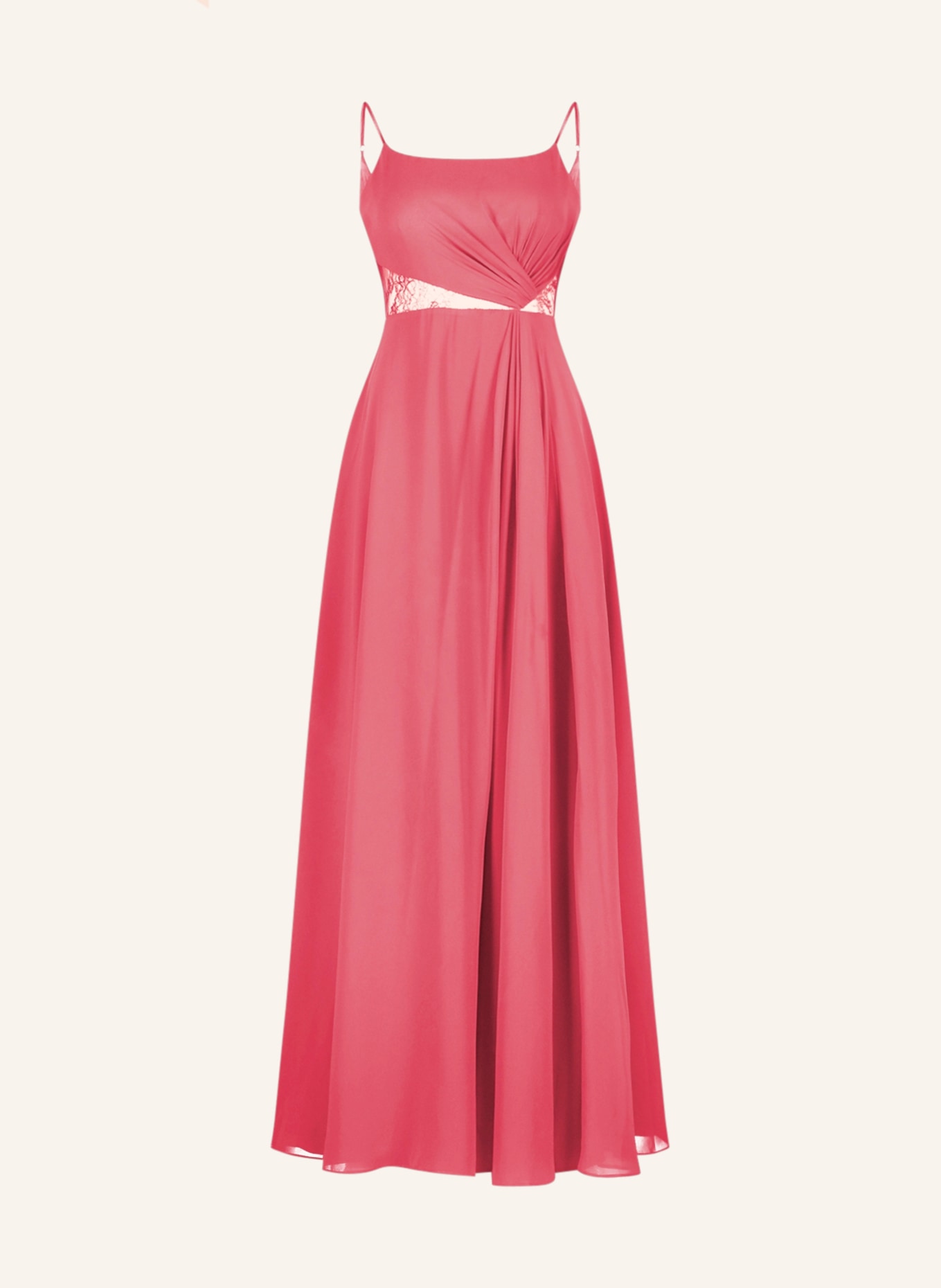 VM Vera Mont Abendkleid mit Spitze, Farbe: HELLROT (Bild 1)