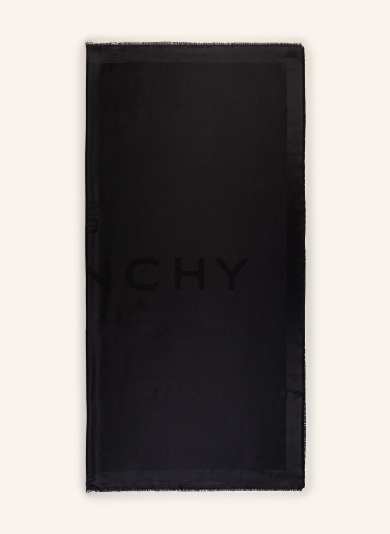 GIVENCHY Scarf with silk , Color: BLACK (Image 1)