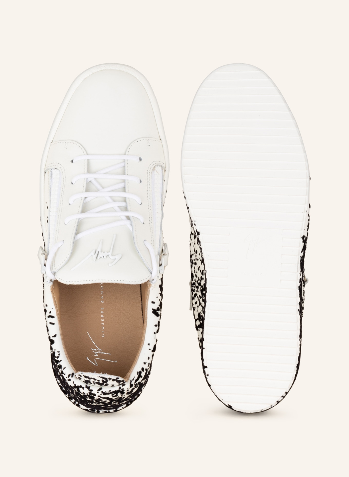 GIUSEPPE ZANOTTI DESIGN Sneakers FRANKIE, Color: WHITE/ BLACK (Image 6)