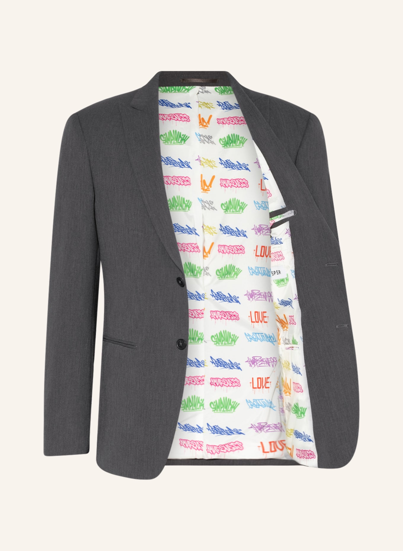 SPSR Suit jacket extra slim fit , Color: DARK GRAY (Image 4)