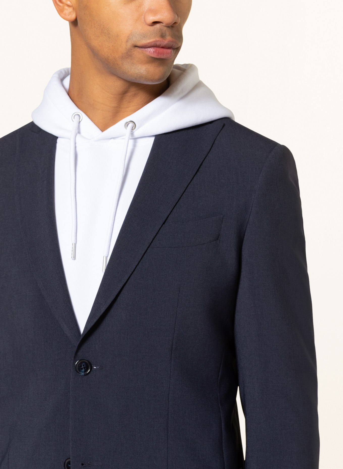 SPSR Oblekové sako Extra Slim Fit , Barva: 53C3009 Houndstooth Blue (Obrázek 6)