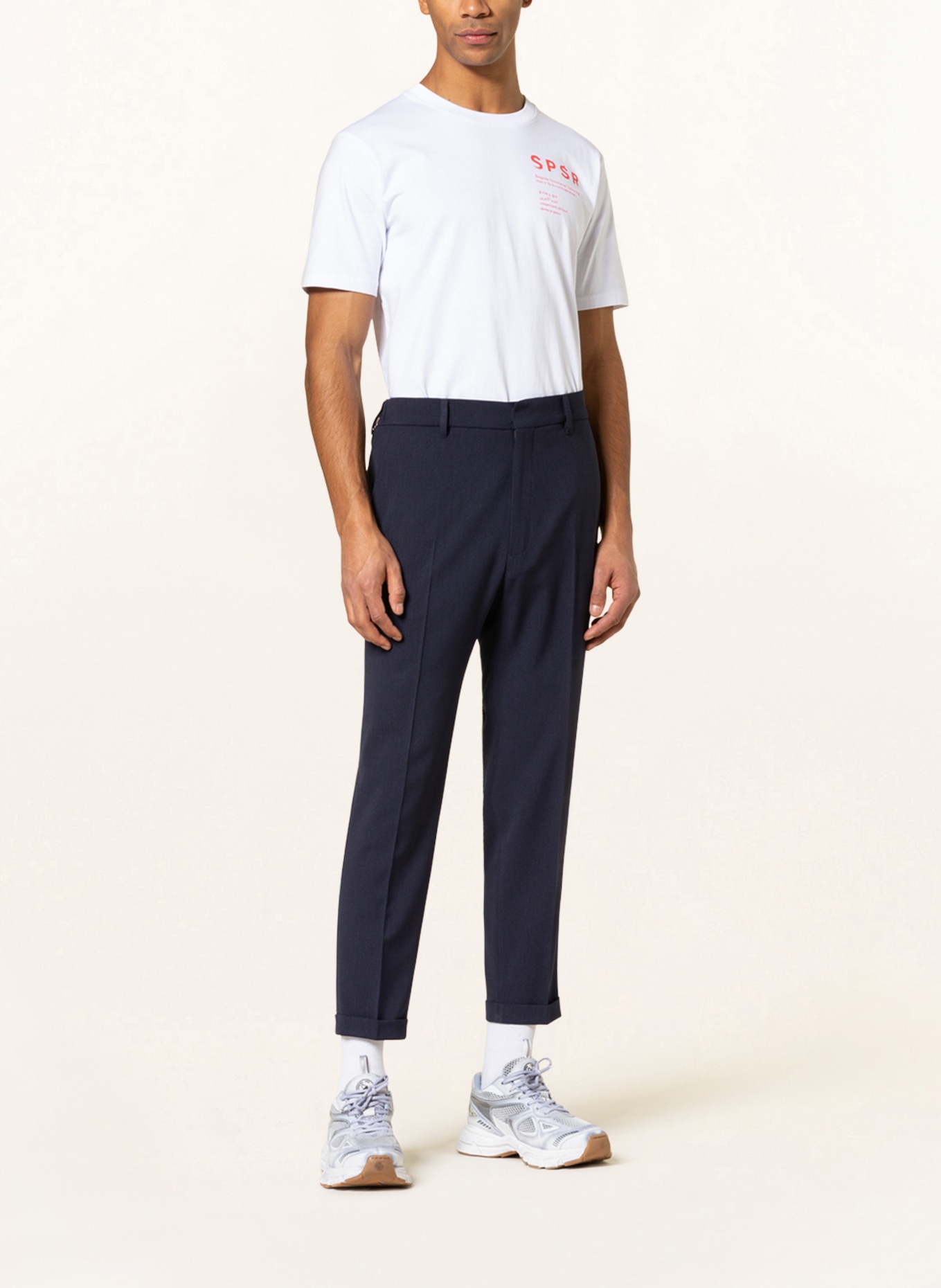 SPSR Oblekové kalhoty Extra Slim Fit , Barva: TMAVĚ MODRÁ (Obrázek 3)