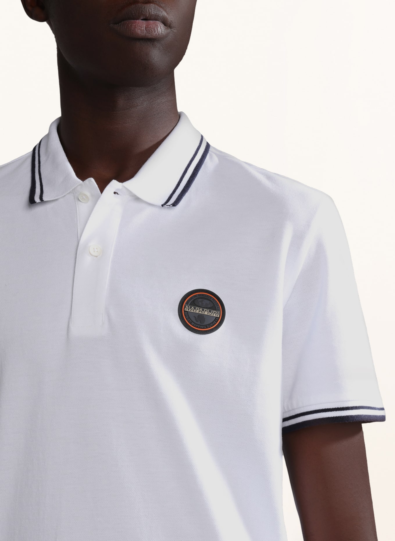 NAPAPIJRI Polo shirt MACAS, Color: WHITE (Image 4)