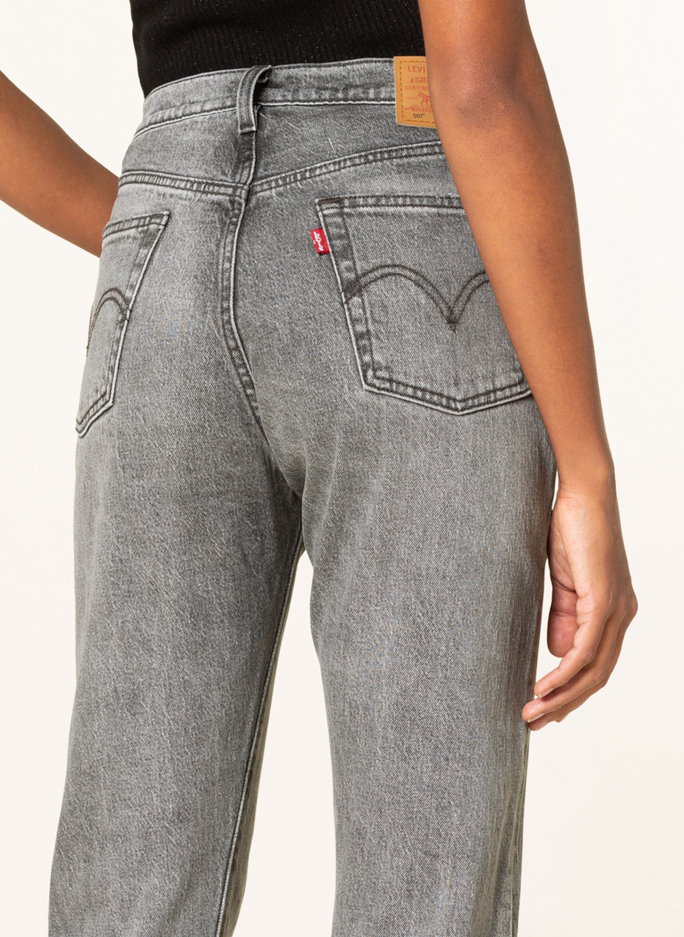Levi's® Straight Jeans 501, Farbe: 35 Greys (Bild 5)