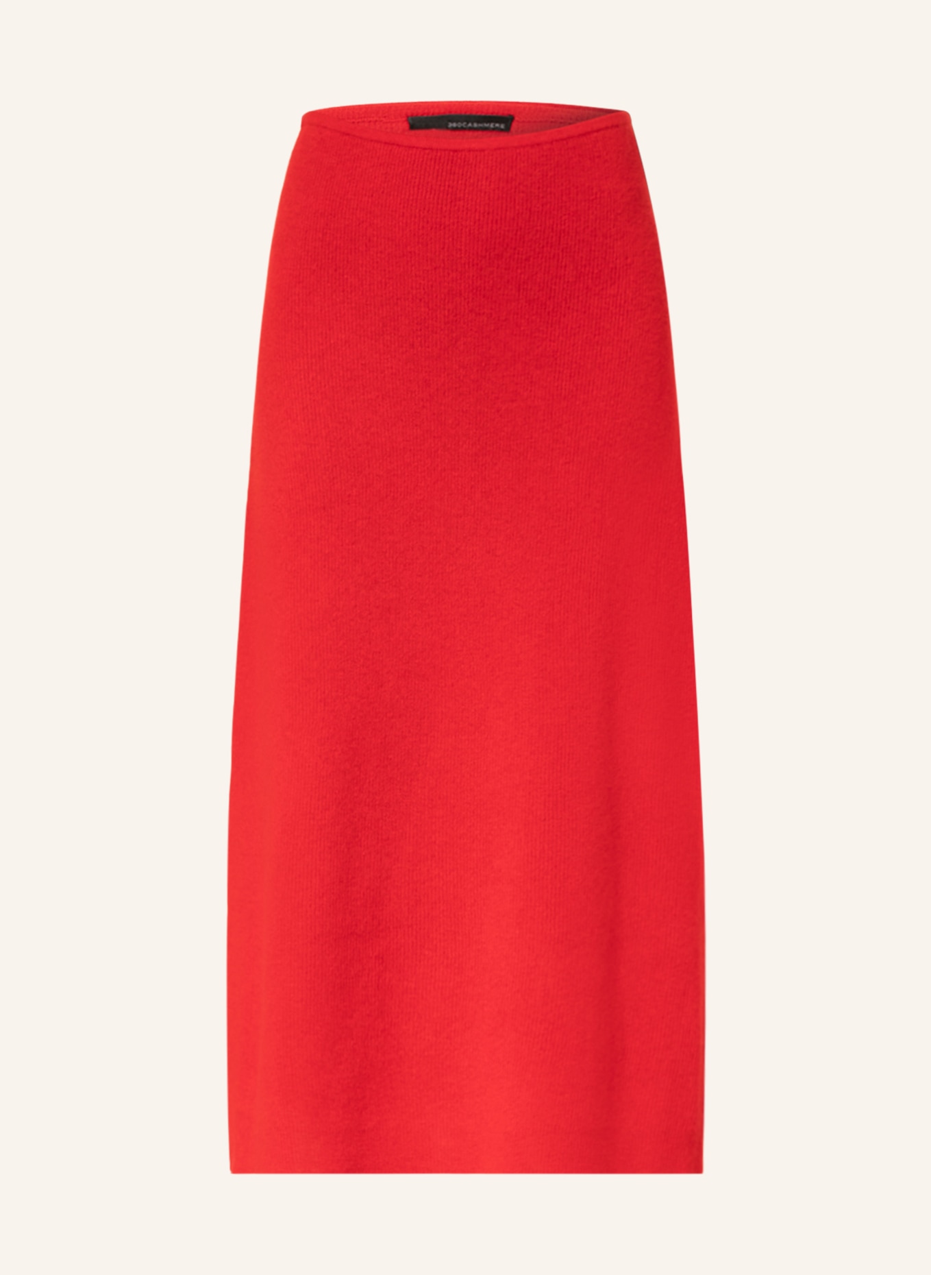 360CASHMERE Knit skirt ASHTON in cashmere, Color: RED (Image 1)