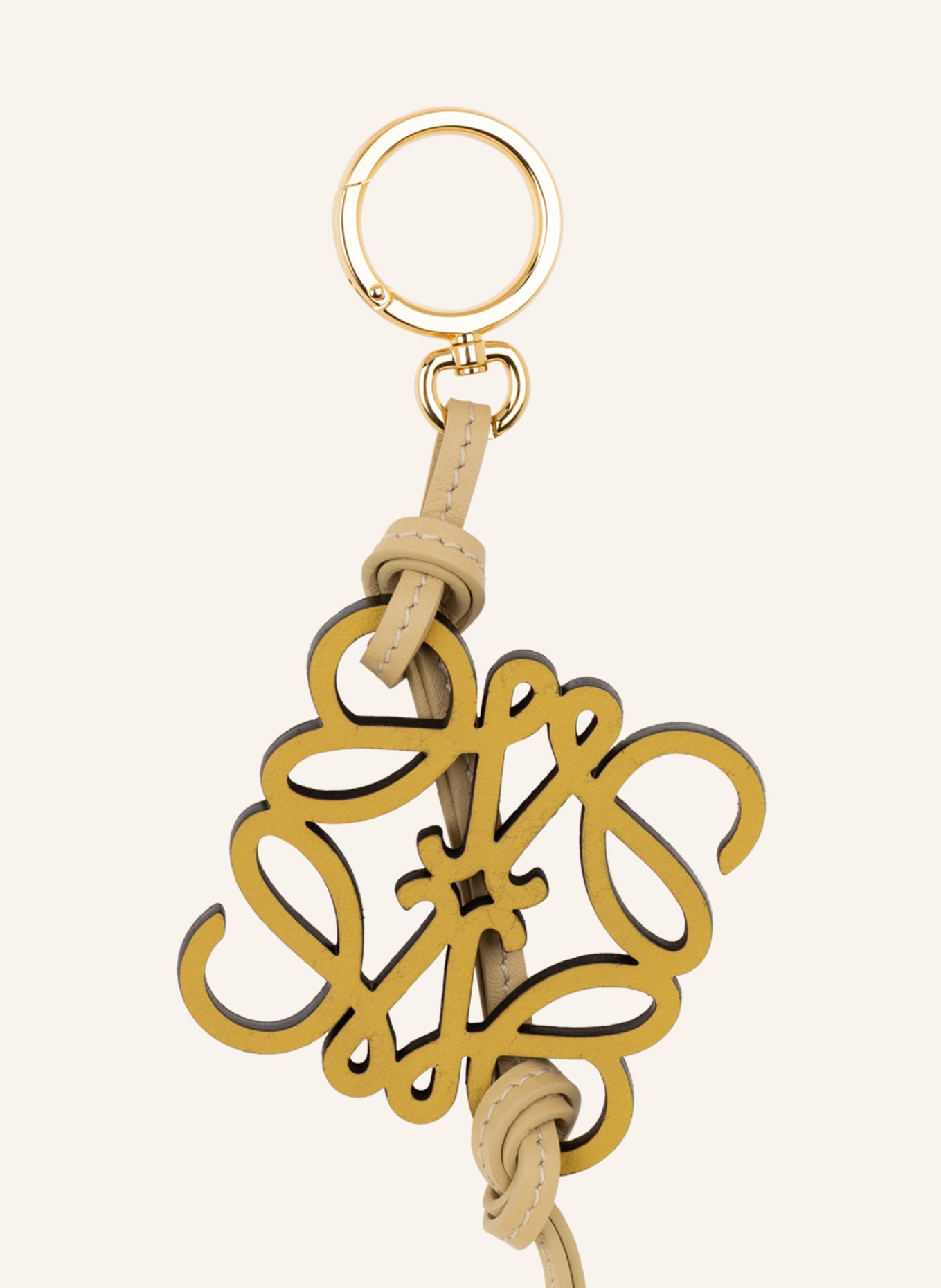 LOEWE Schlüssel- und Taschenanhänger ANAGRAM, Farbe: DUNKELGELB (Bild 3)