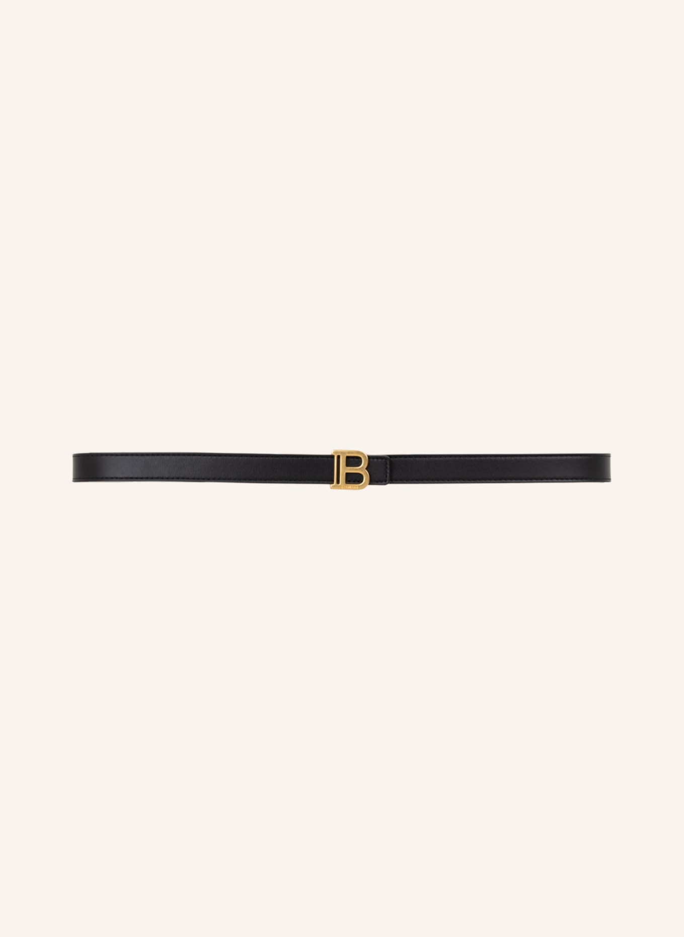BALMAIN Leather belt , Color: BLACK (Image 2)
