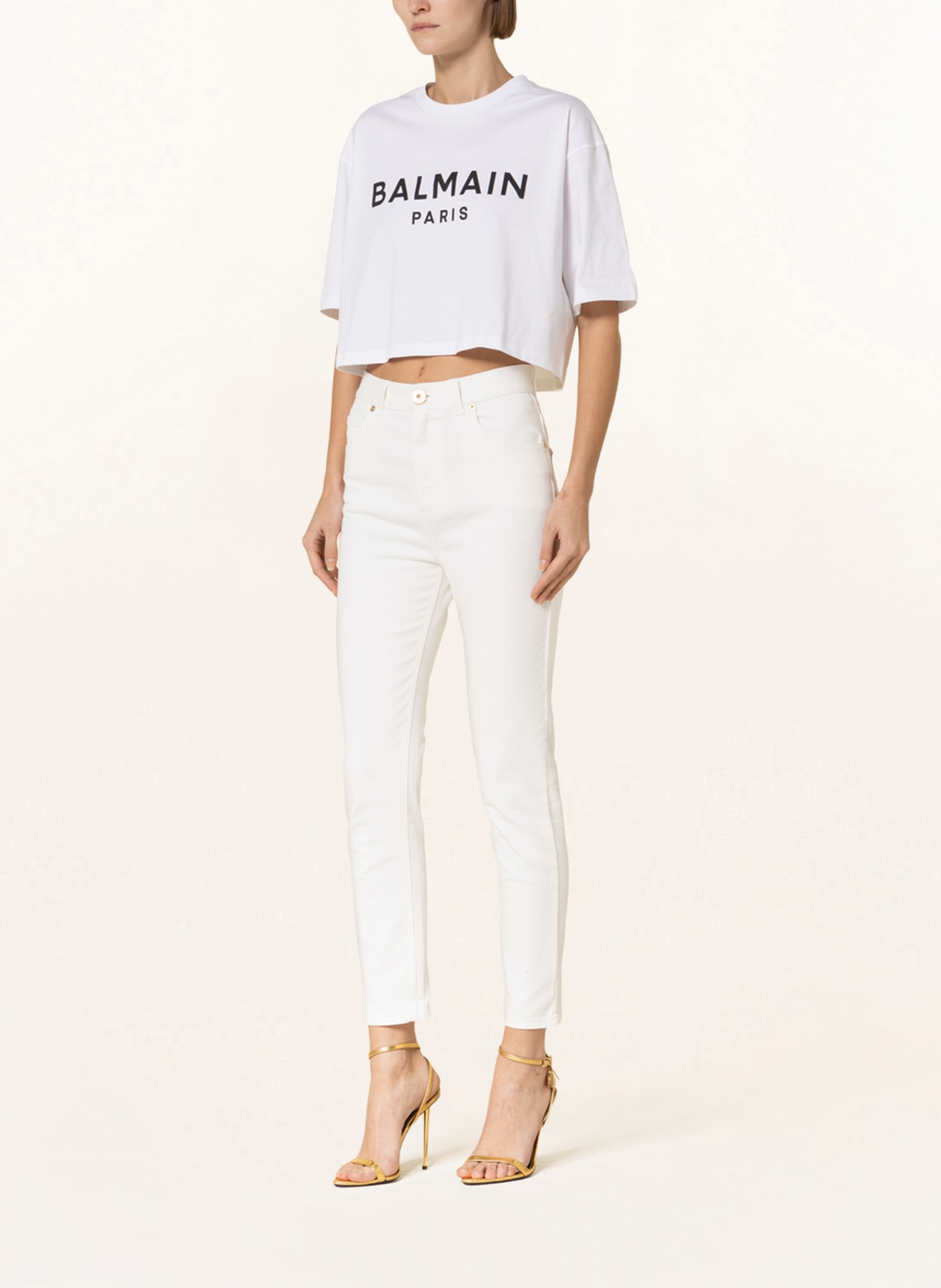 BALMAIN Jeans, Color: WHITE (Image 2)
