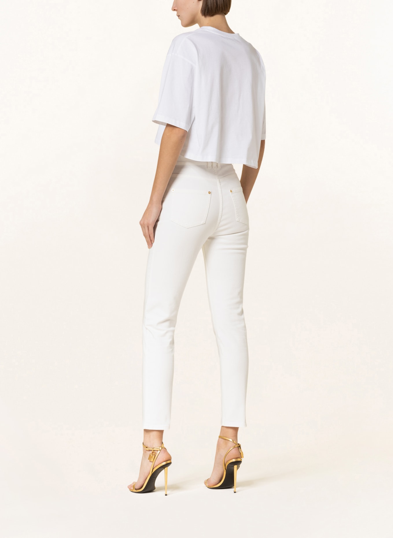BALMAIN Jeans, Color: WHITE (Image 3)